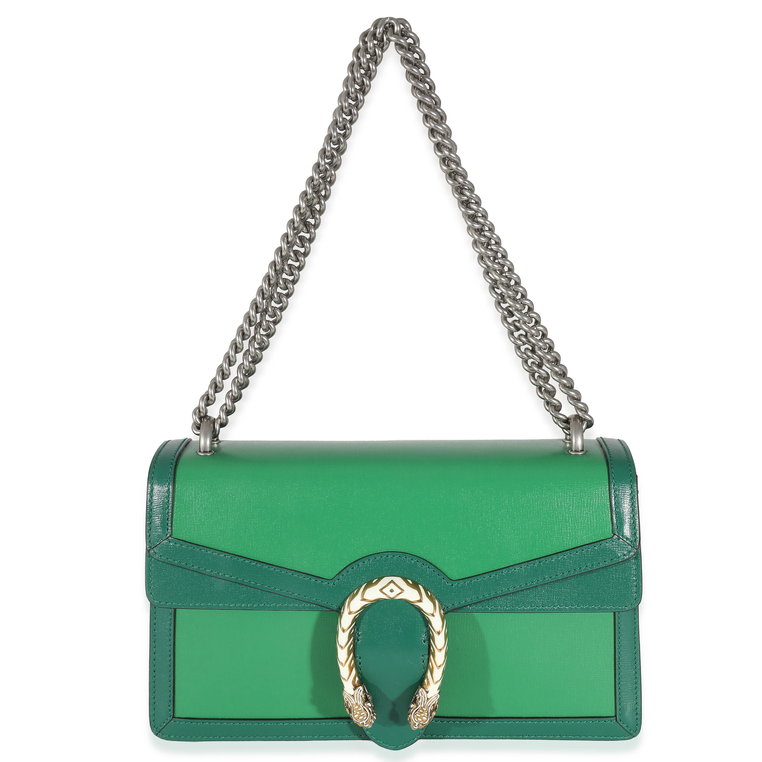 Gucci Emerald Calfskin Small Dionysus Shoulder Bag - Image 8