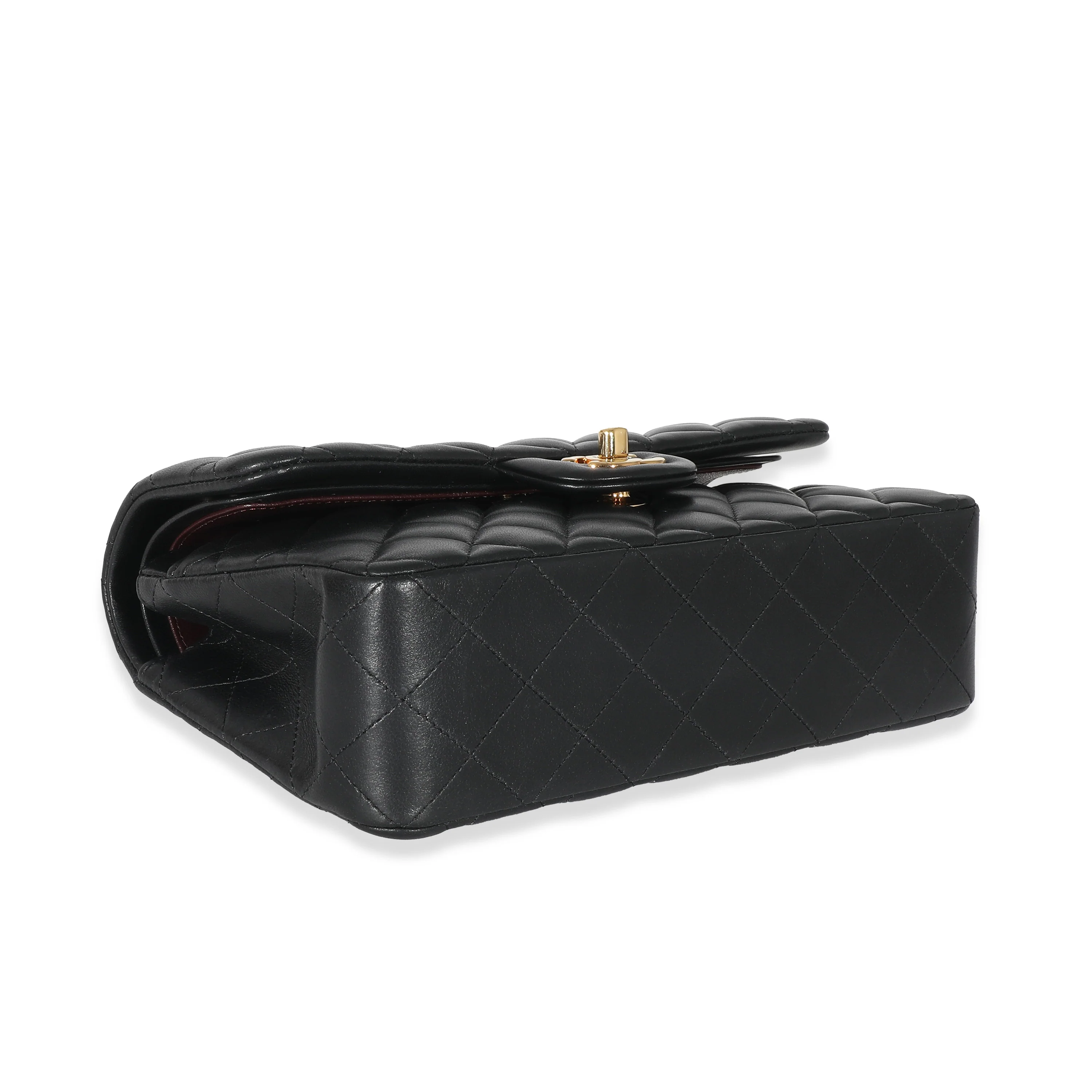 Chanel Black Quilted Lambskin Small Classic Flap Bag - Image 6