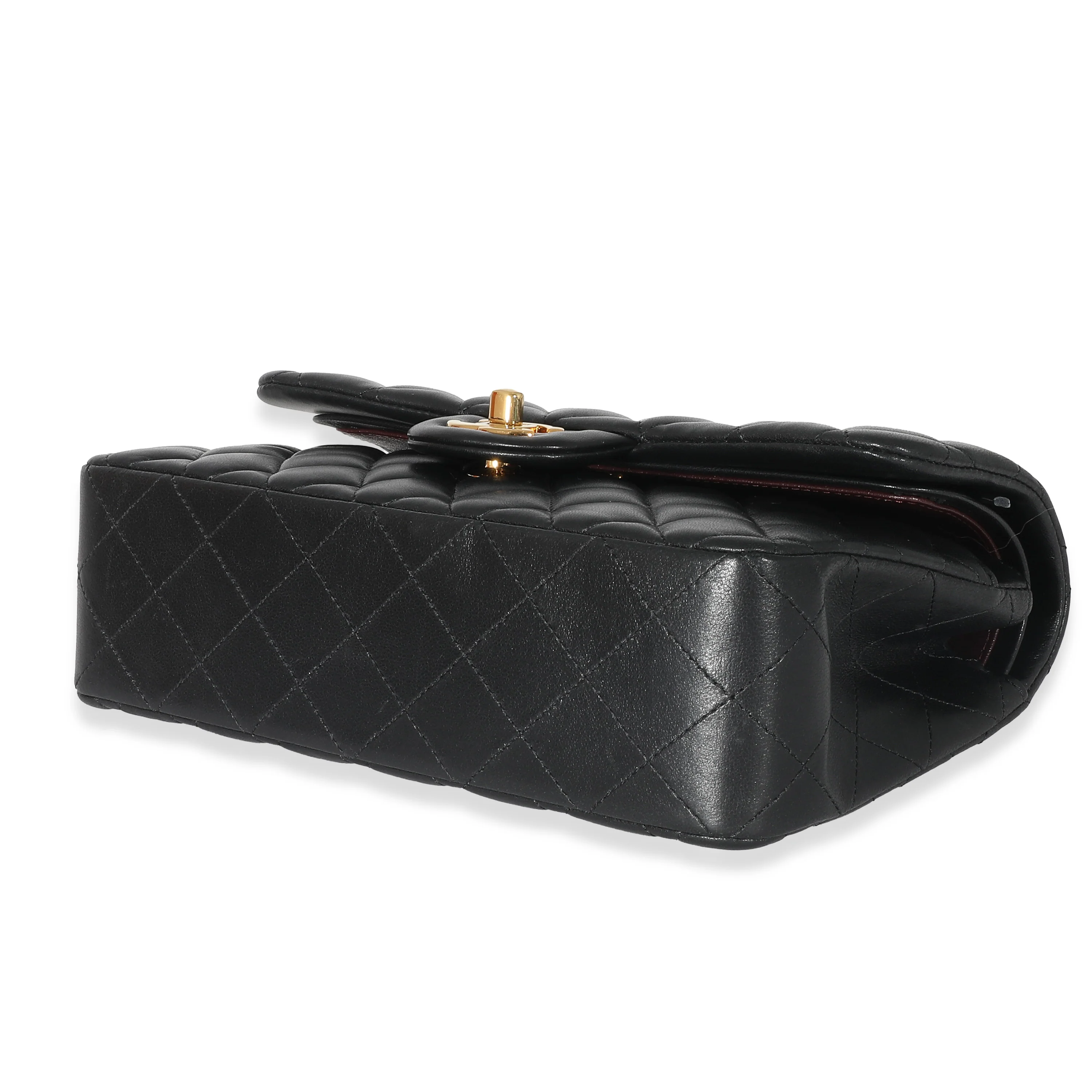 Chanel Black Quilted Lambskin Small Classic Flap Bag - Image 7