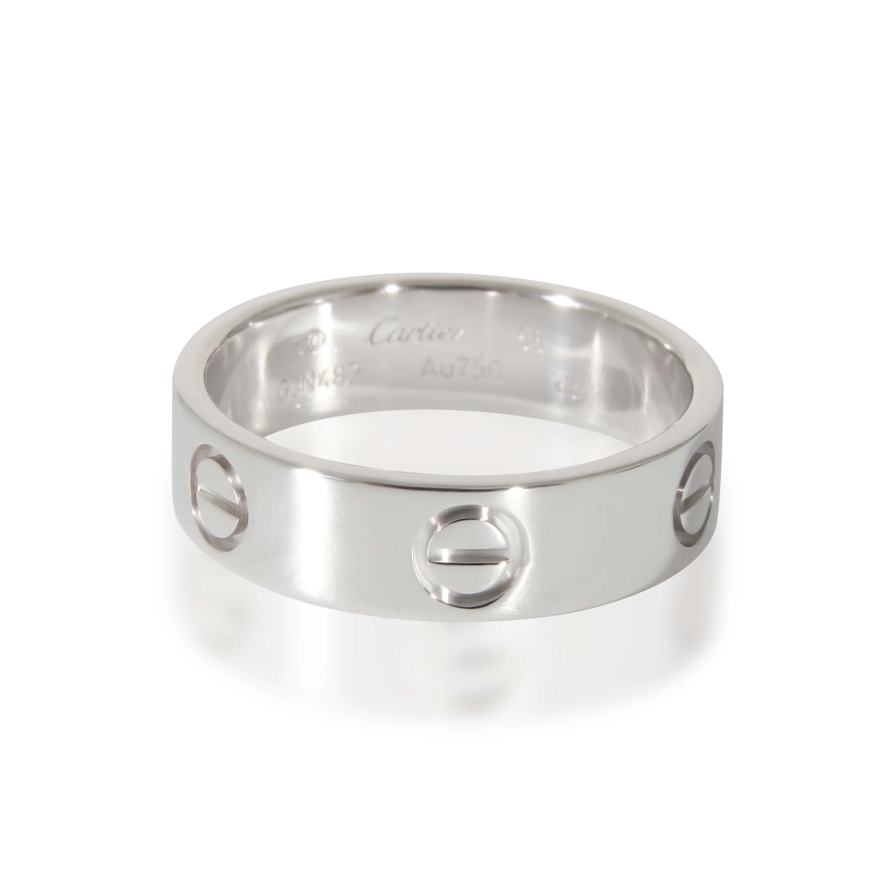 Cartier Love Ring in 18k White Gold