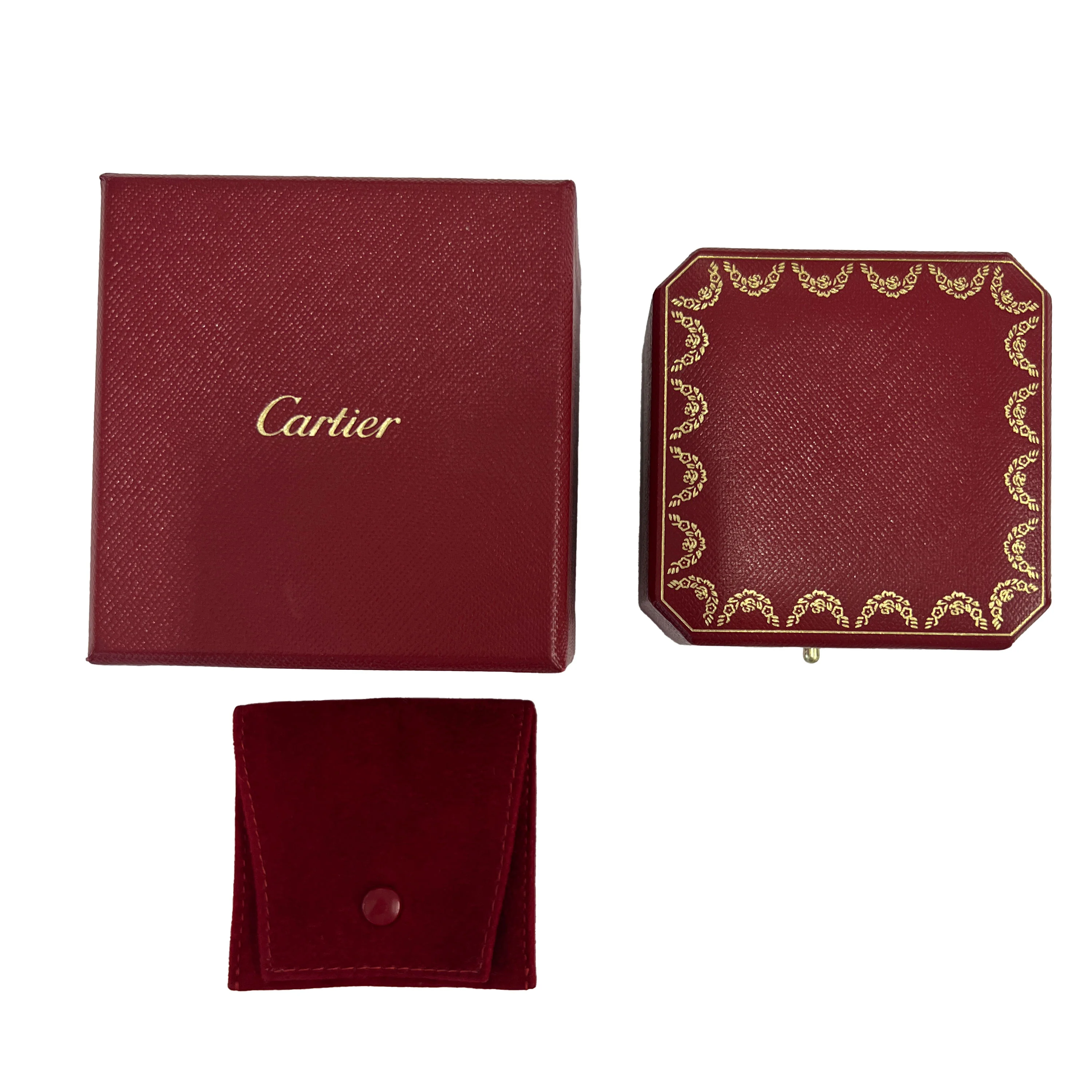Cartier Love Wedding Band in 18k White Gold 0.02 CTW - Image 4