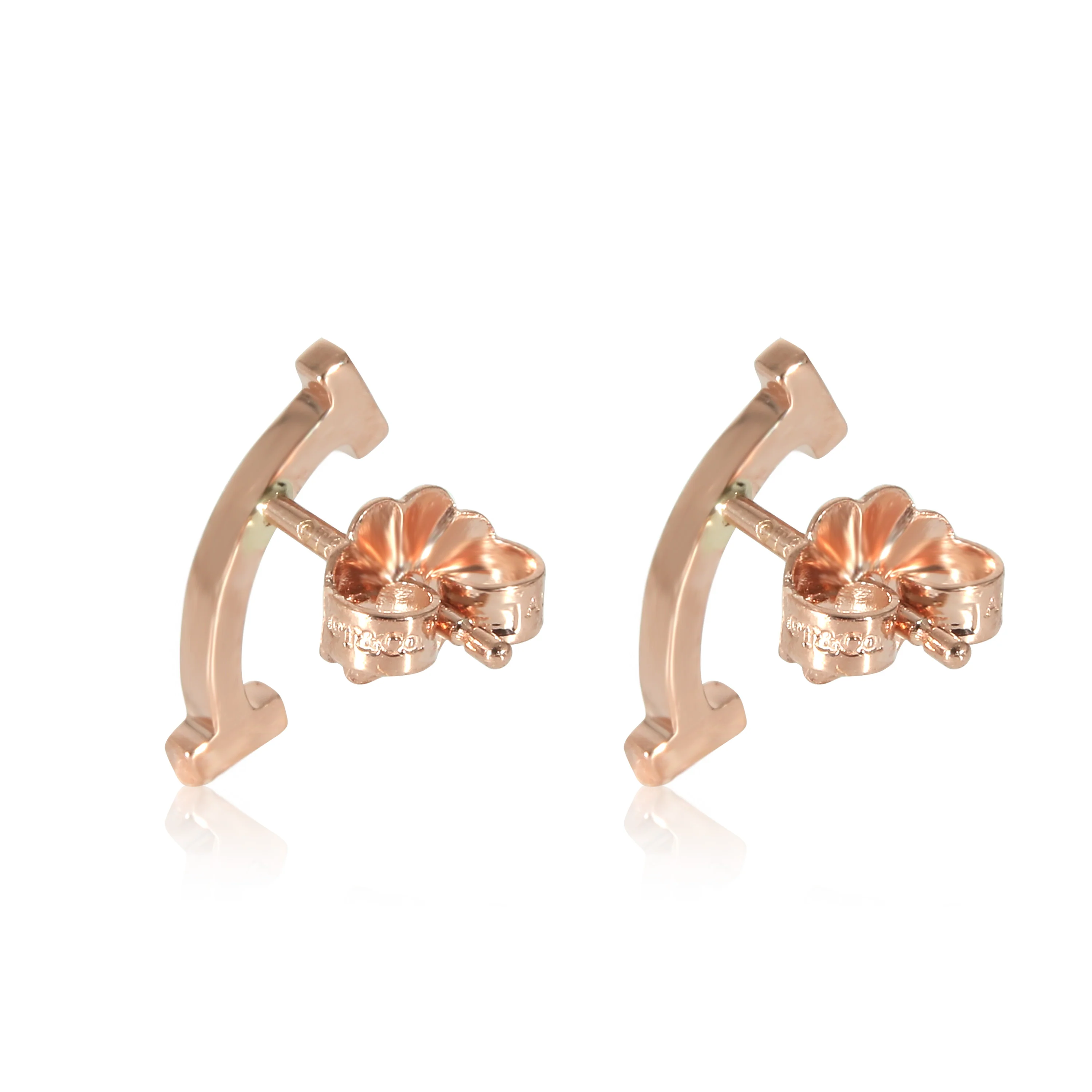 Tiffany & Co. Tiffany T Earrings in 18k Rose Gold - Image 3
