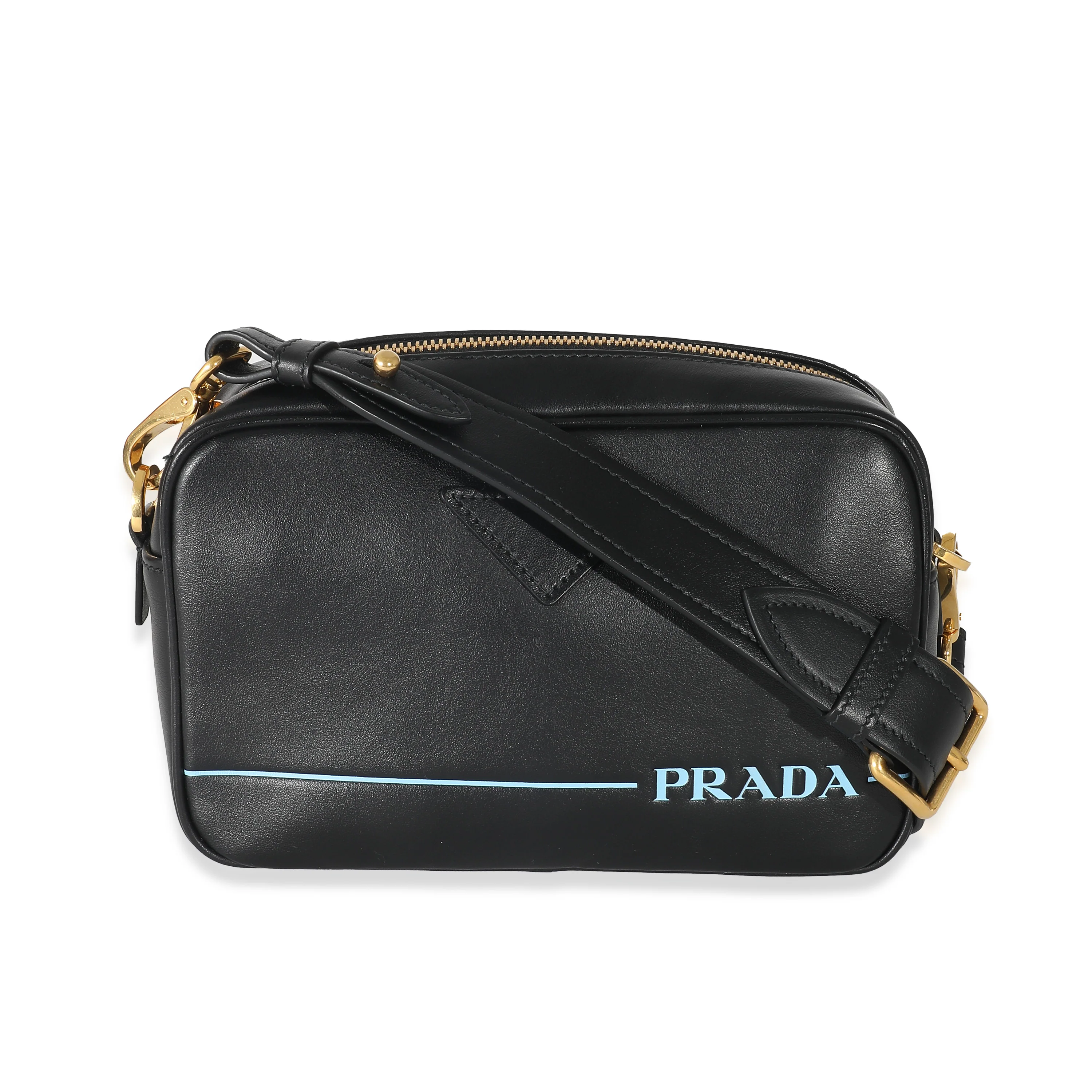 Prada Black City Calf Mirage Camera Bag - Image 4