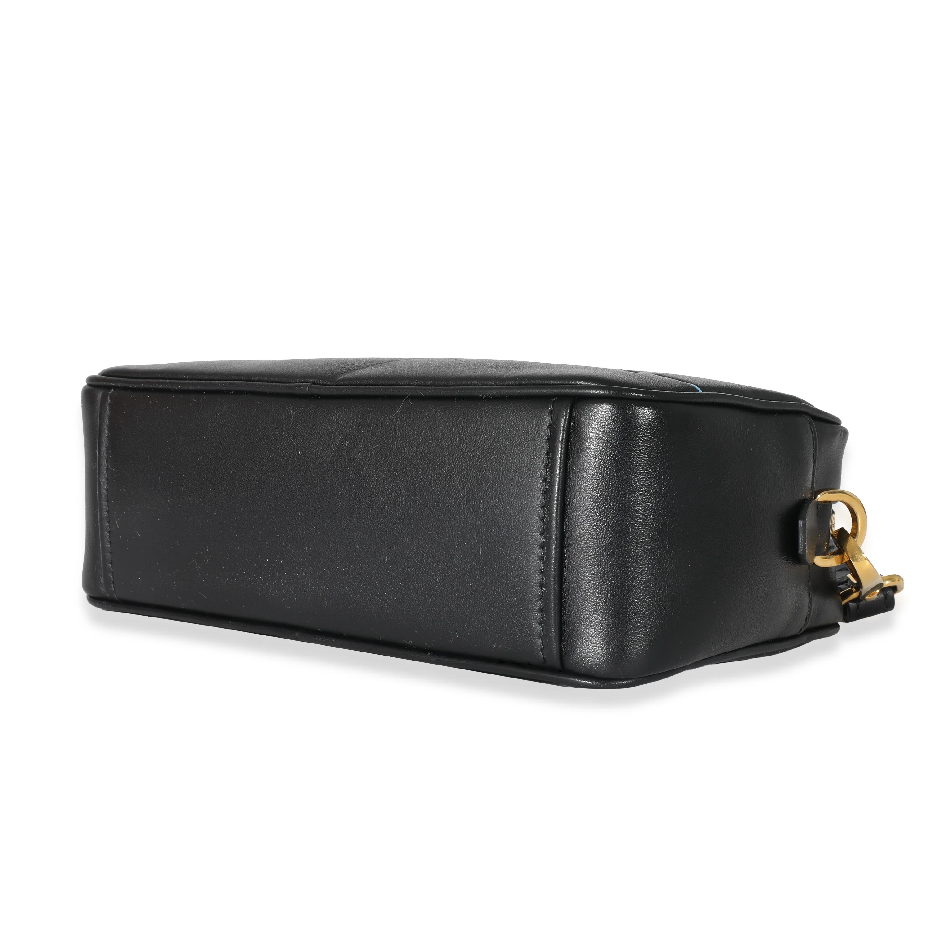 Prada Black City Calf Mirage Camera Bag - Image 7