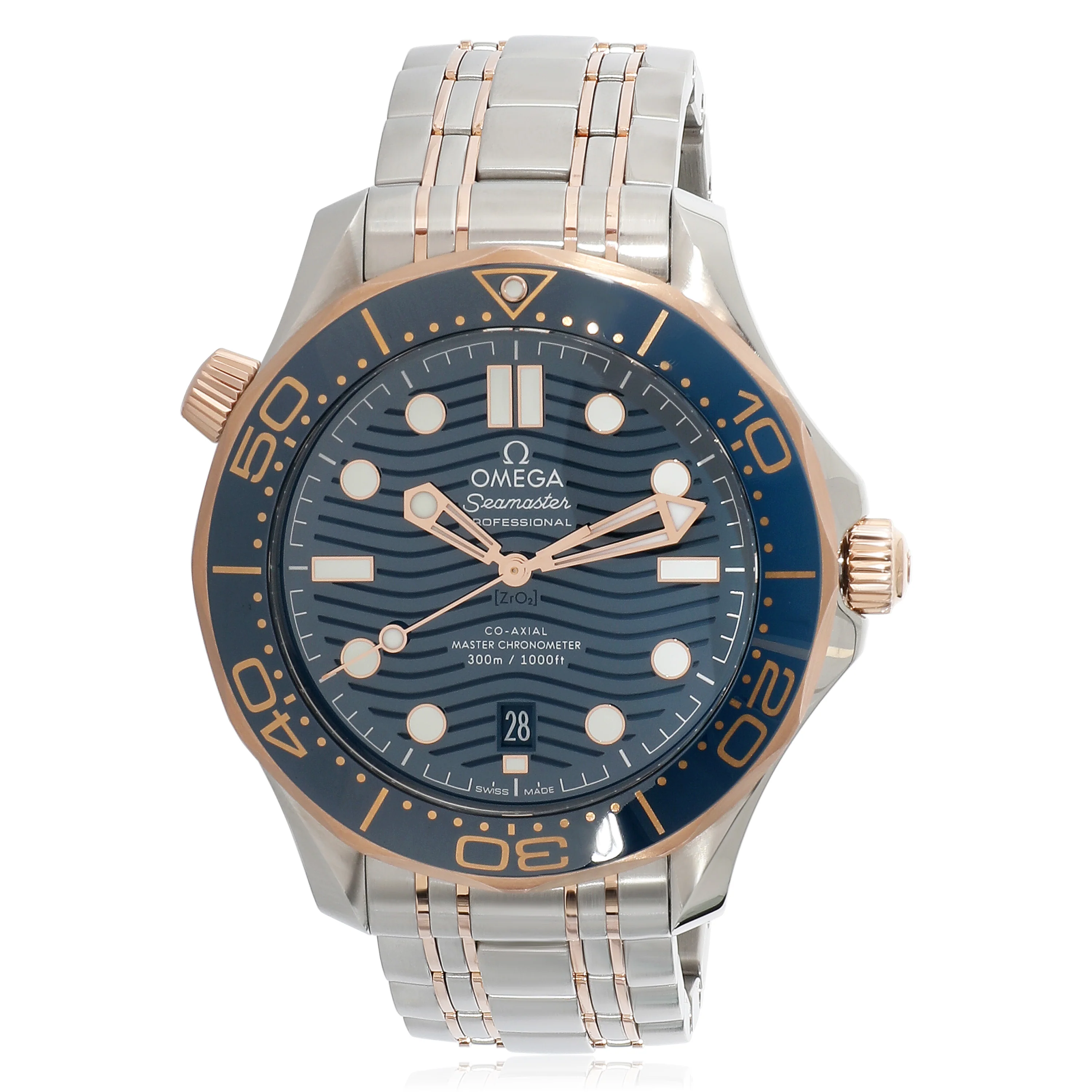 Omega Seamaster Diver 300M 210.20.42.20.03.002 Mens Watch in 18kt Rose Gold/Sta - Image 6