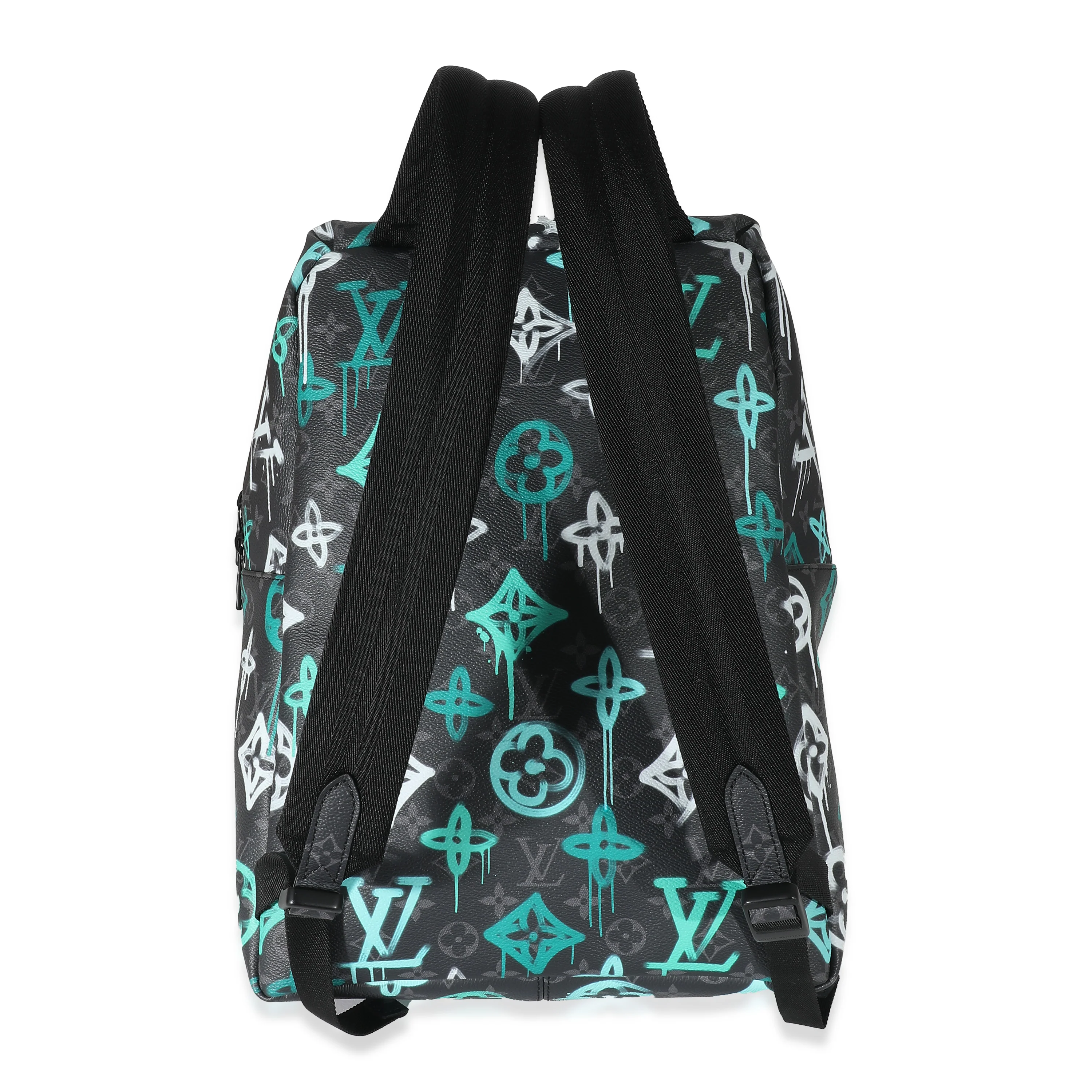 Louis Vuitton Graffiti Monogram Eclipse Canvas Discovery Backpack - Image 3