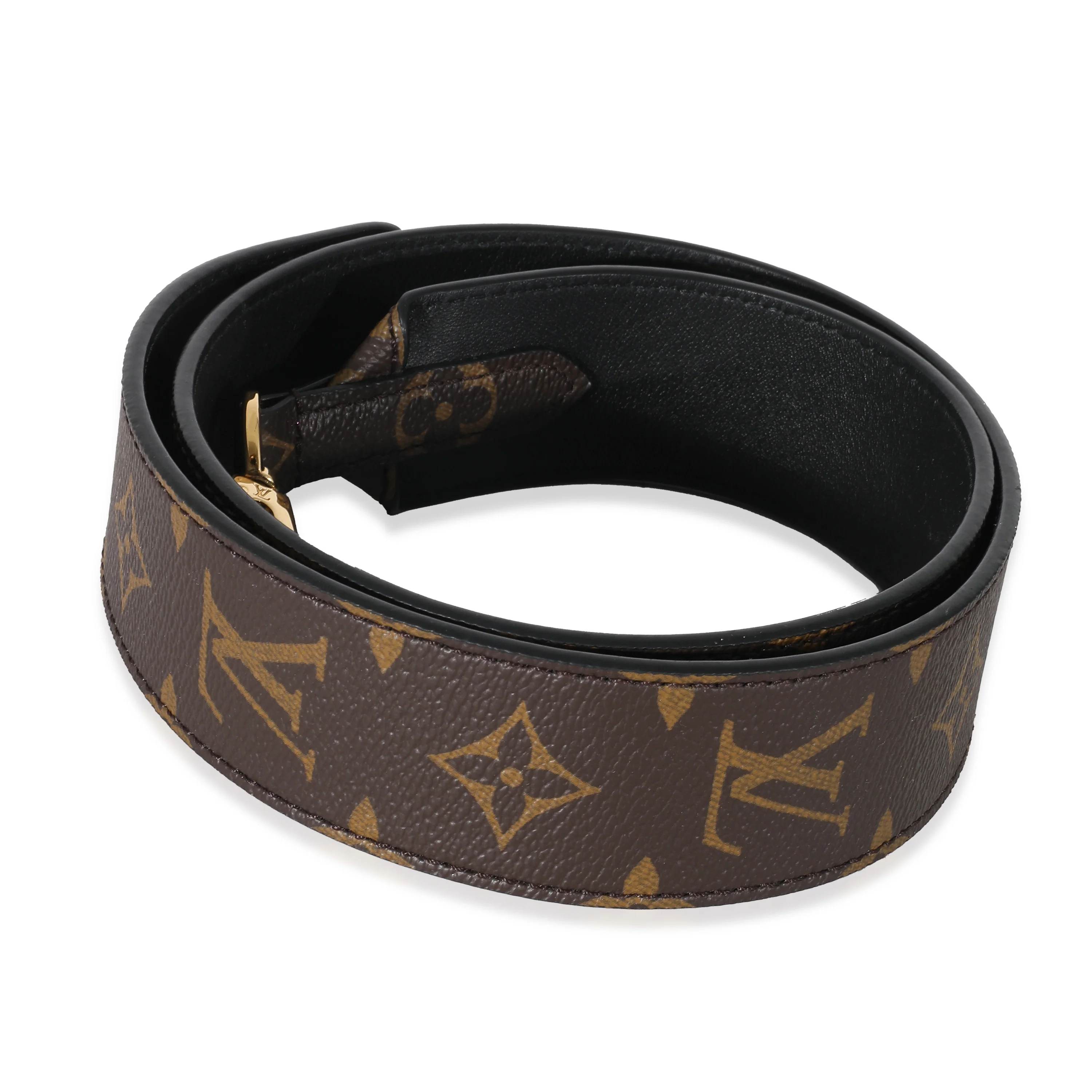 Louis Vuitton Black Monogram Canvas Bandouliere Strap - Image 2