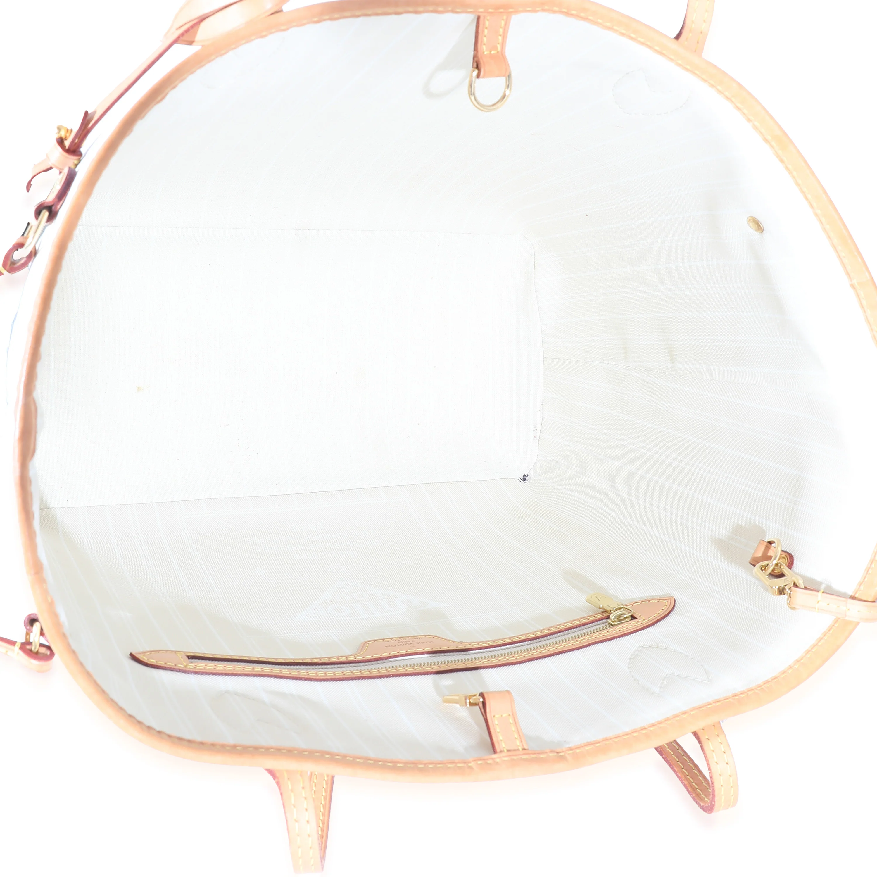 Louis Vuitton Blue White Giant Monogram Canvas By The Pool Neverfull MM - Image 4