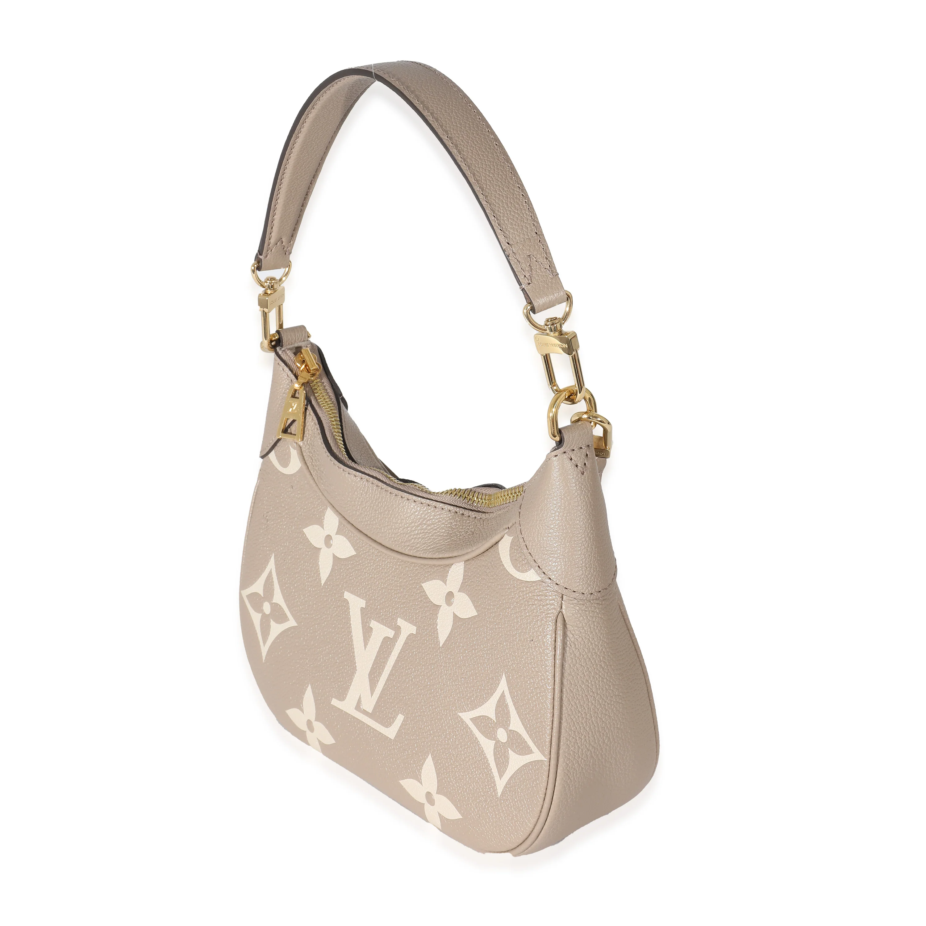 Louis Vuitton Tourterelle & Crème Empreinte Monogram Giant Bagatelle NM - Image 2
