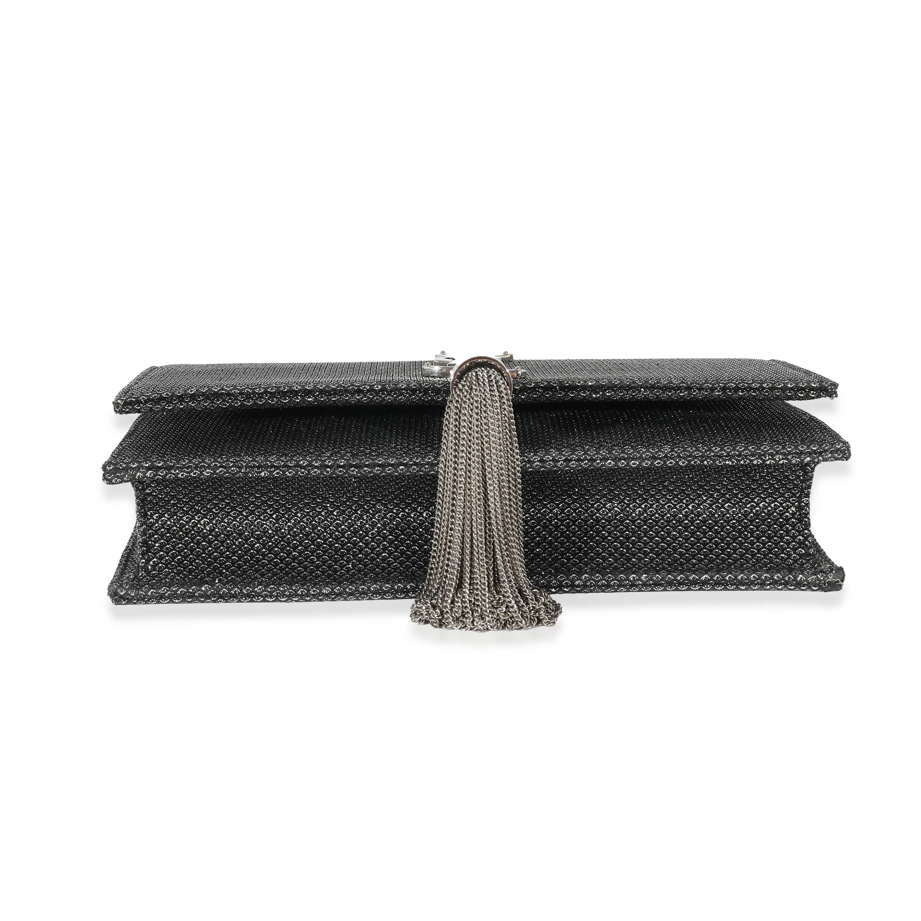 Silver Embossed Kate Tassel Chain Wallet - Image 7