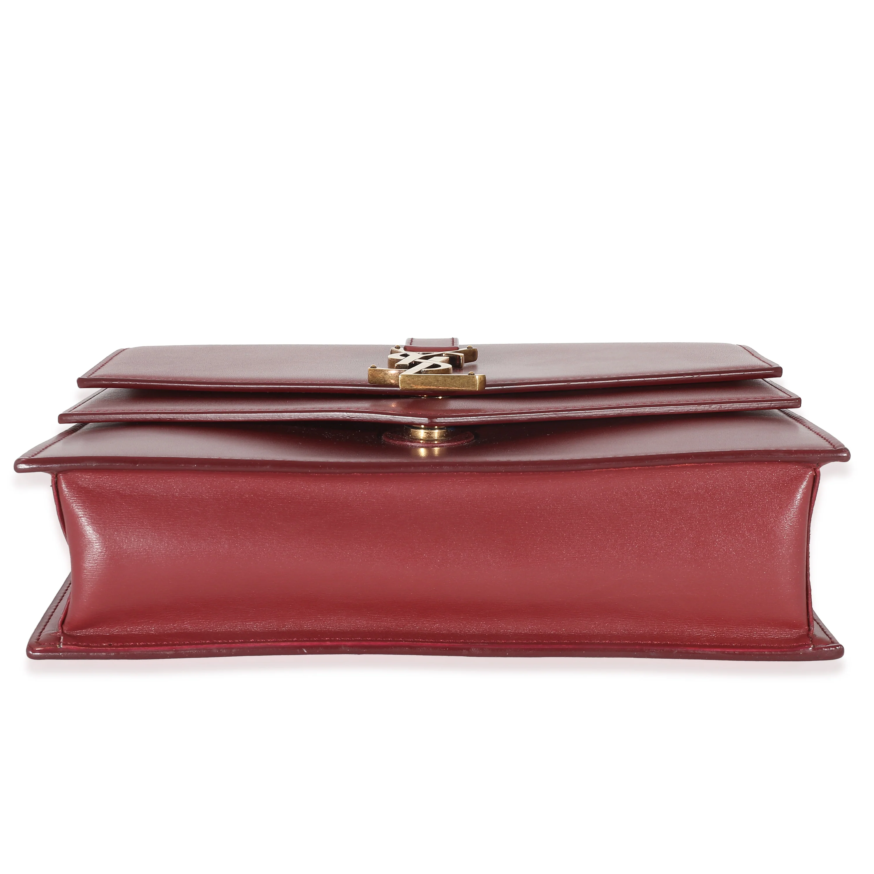 Saint Laurent Burgundy Smooth Leather Medium Sulpice - Image 5