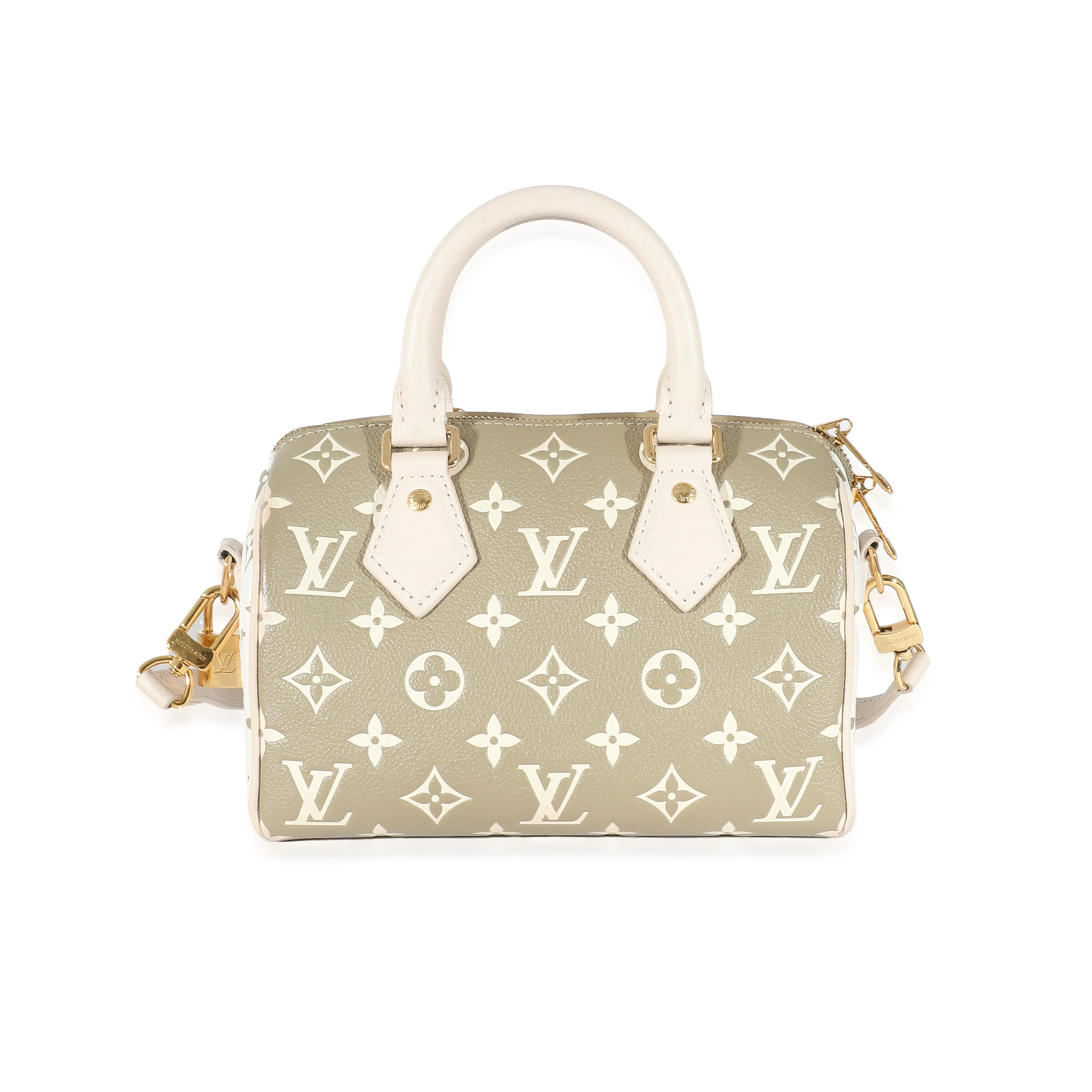 Louis Vuitton Khaki Spring in The City Monogram Empreinte Speedy Bandoulière 20