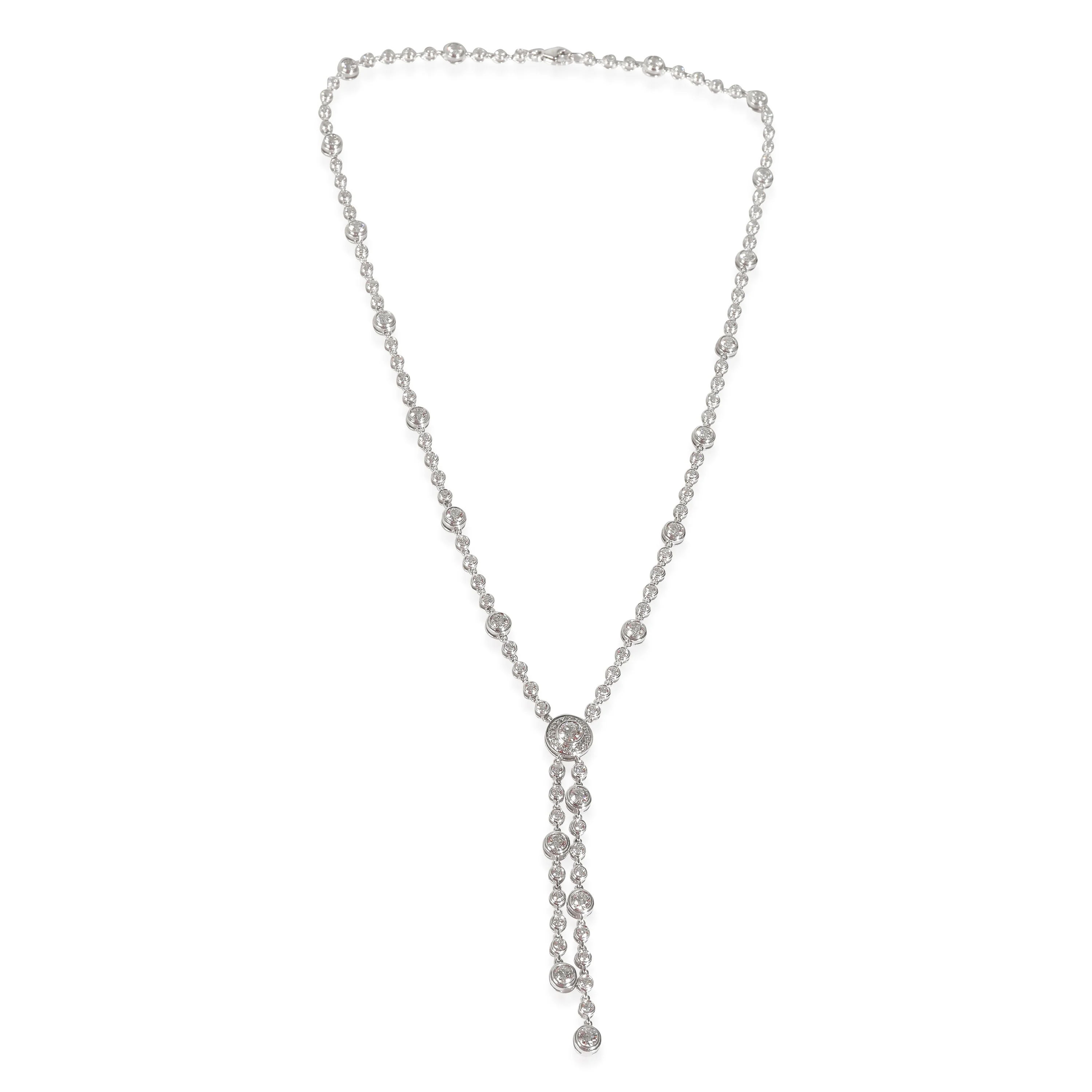 Circlet Necklace in Platinum 4.05 CTW - Image 2