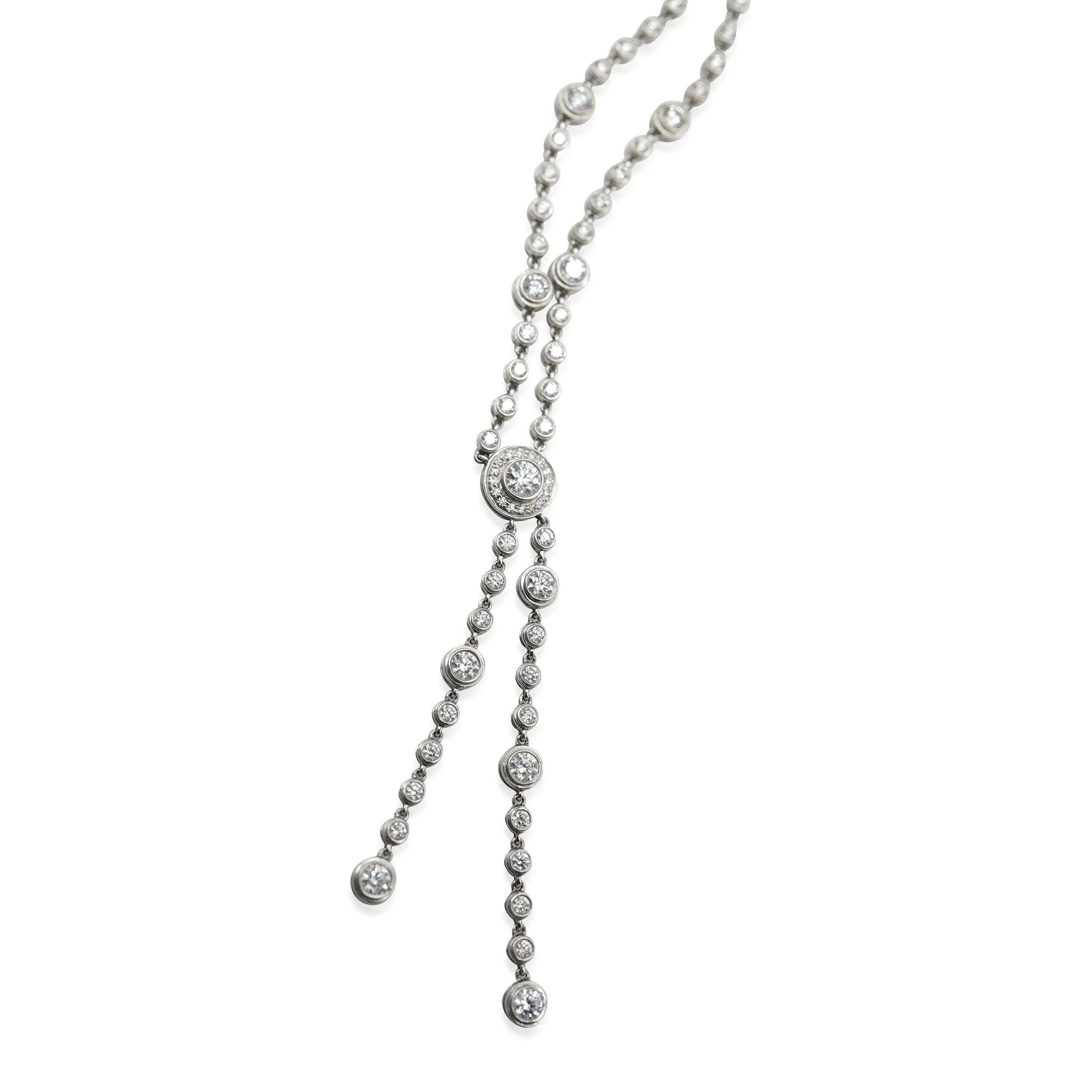 Circlet Necklace in Platinum 4.05 CTW - Image 3
