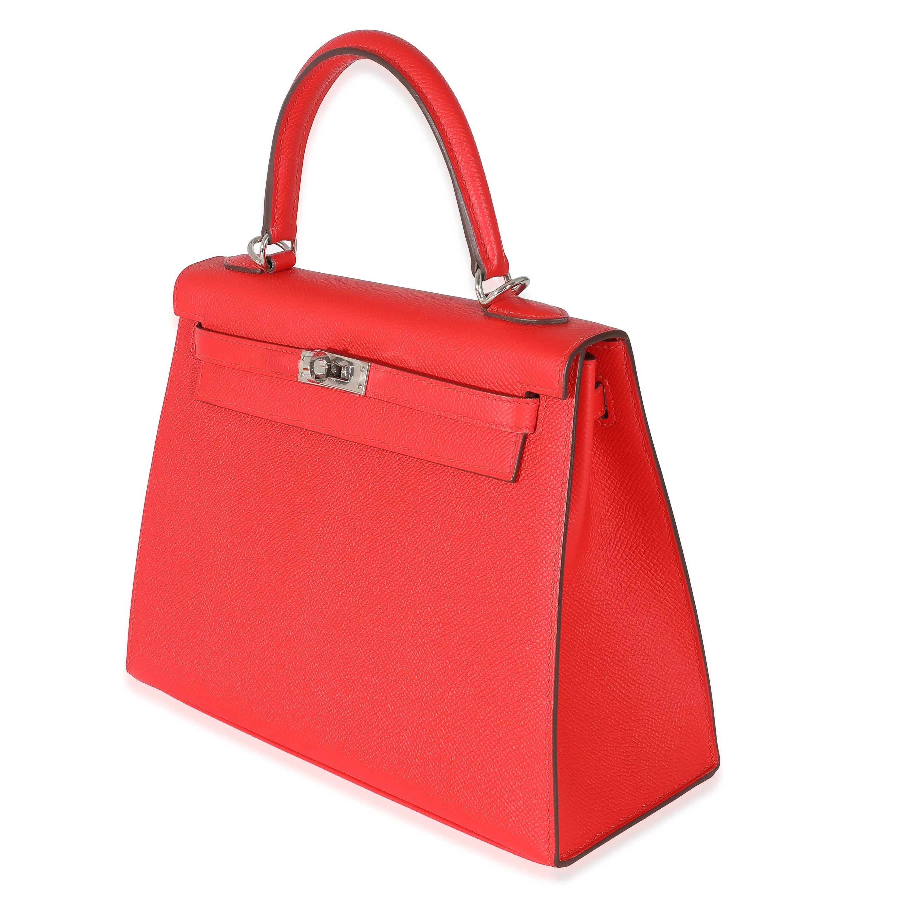 Epsom Rouge Casaque Kelly Sellier 25 PHW - Image 2