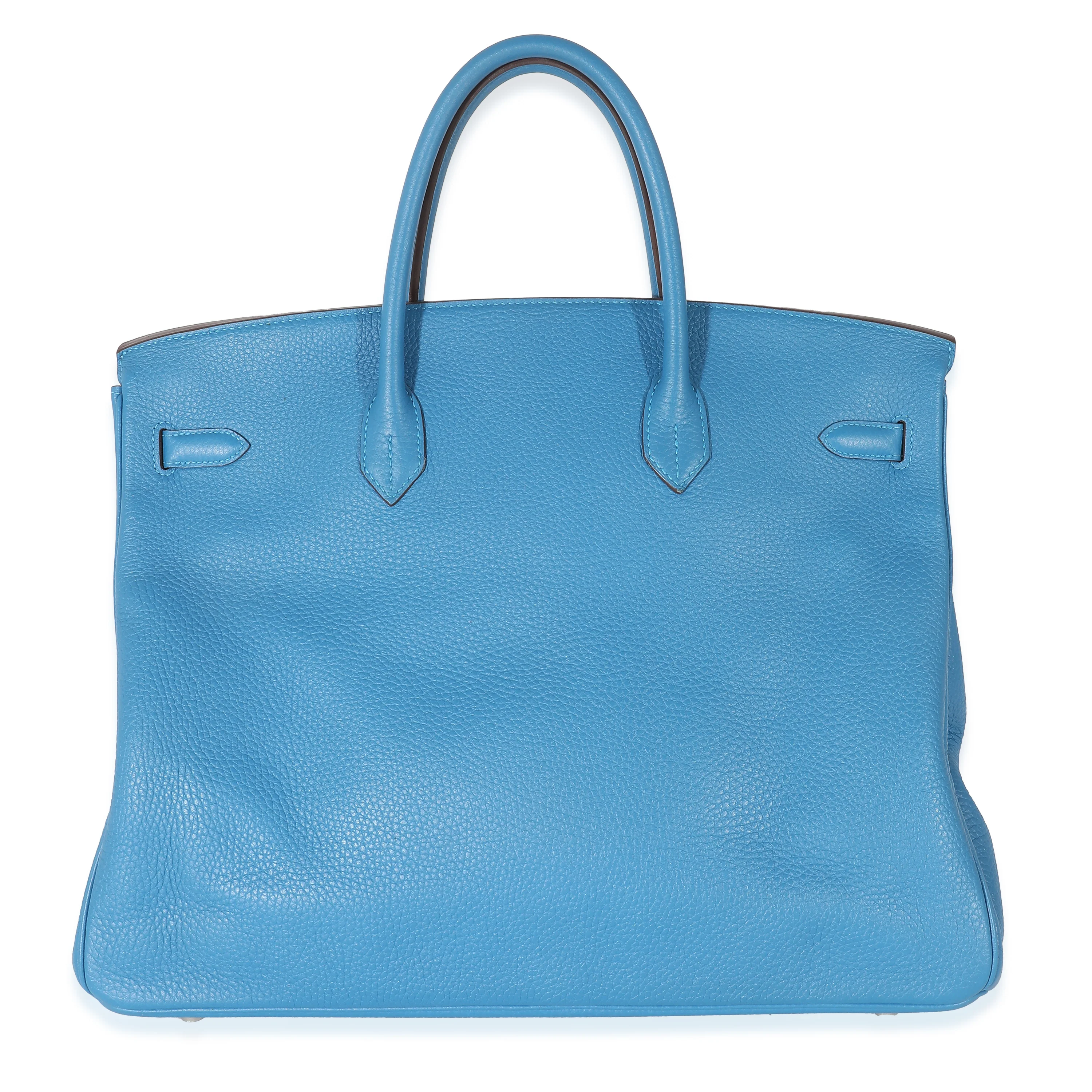 Hermès Mykonos Togo Birkin 40 PHW - Image 5