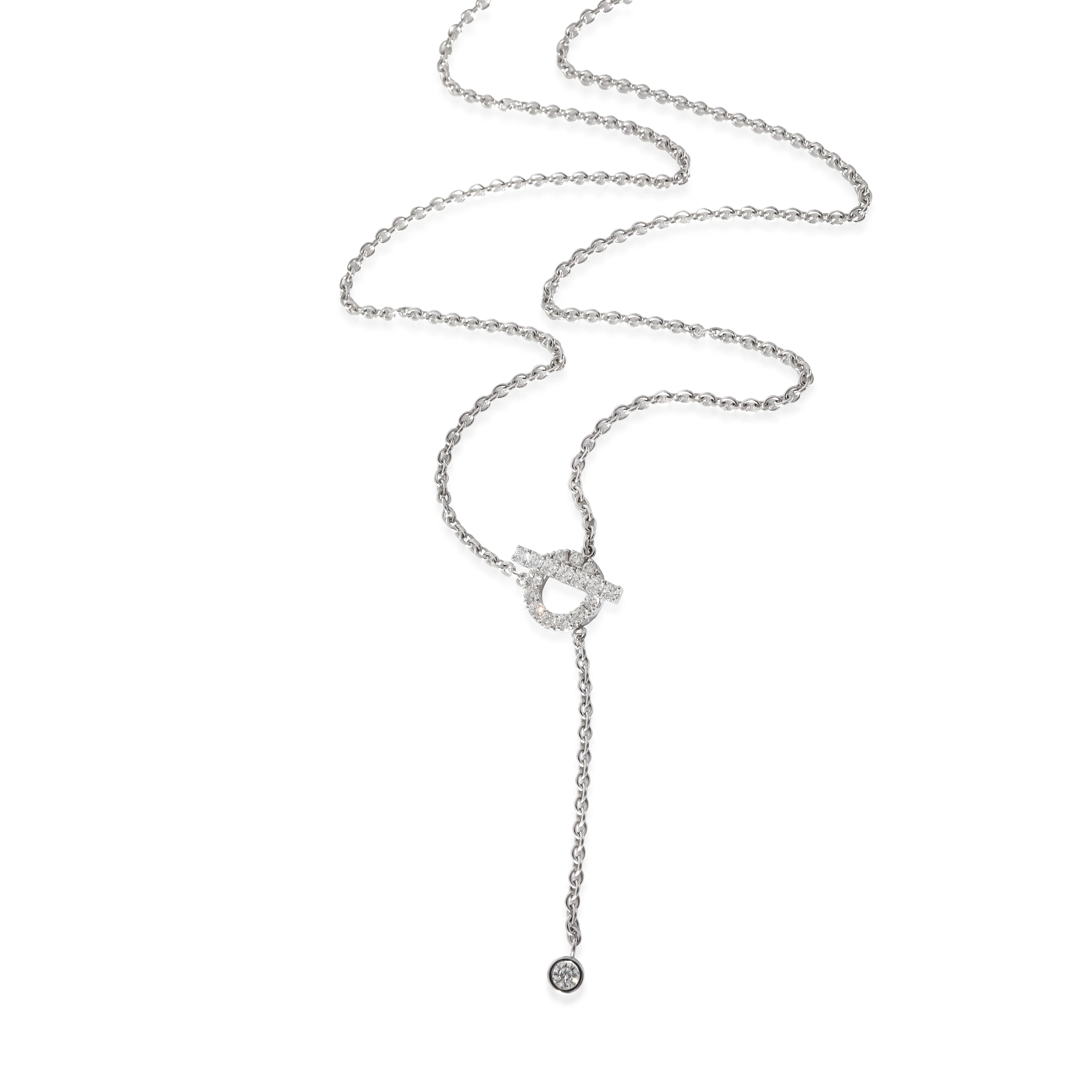 Finesse Fashion Necklace in 18k White Gold 0.55 CTW - Image 2