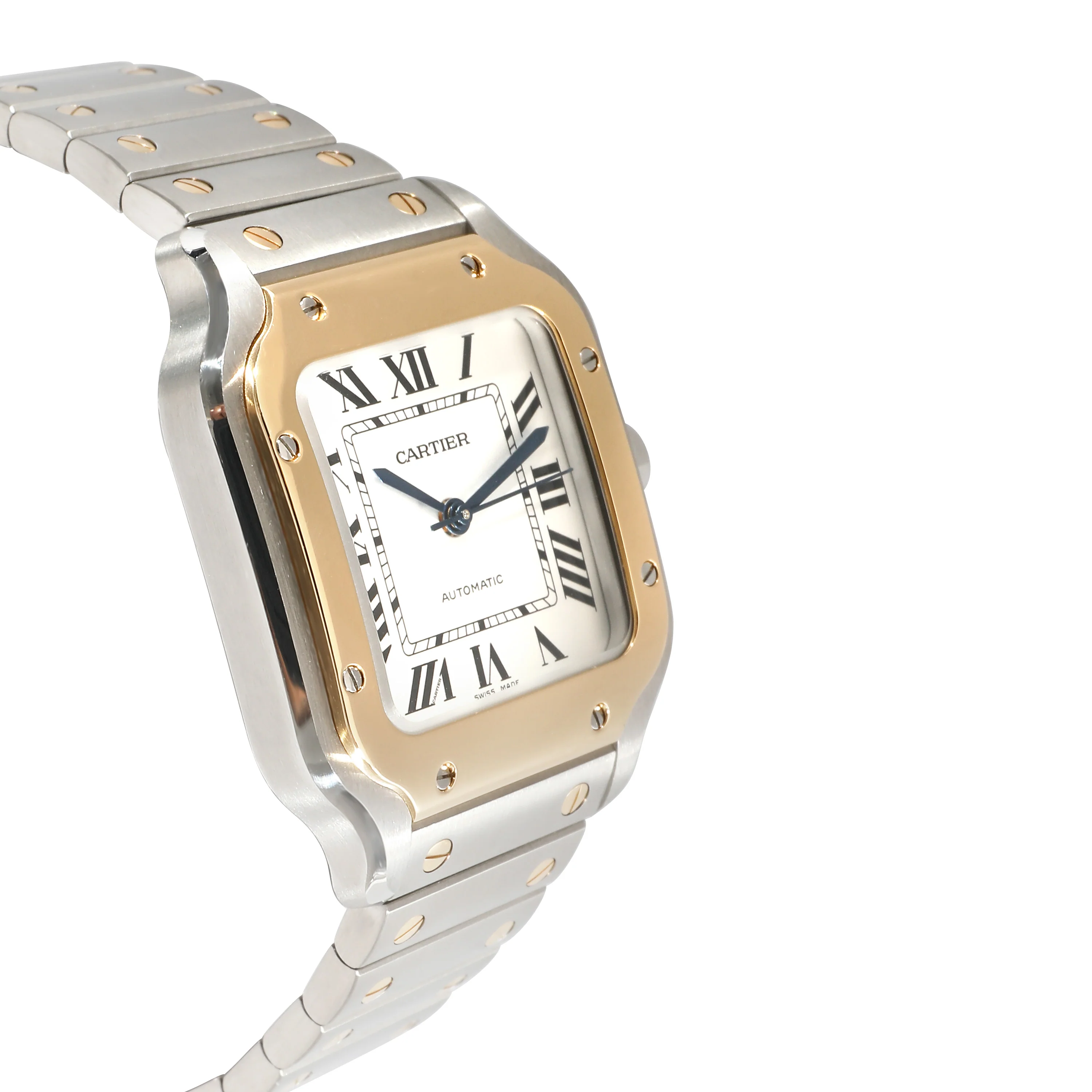 Cartier Santos de Cartier W2SA0016 Unisex Watch in Stainless Steel/Yellow Gold - Image 2