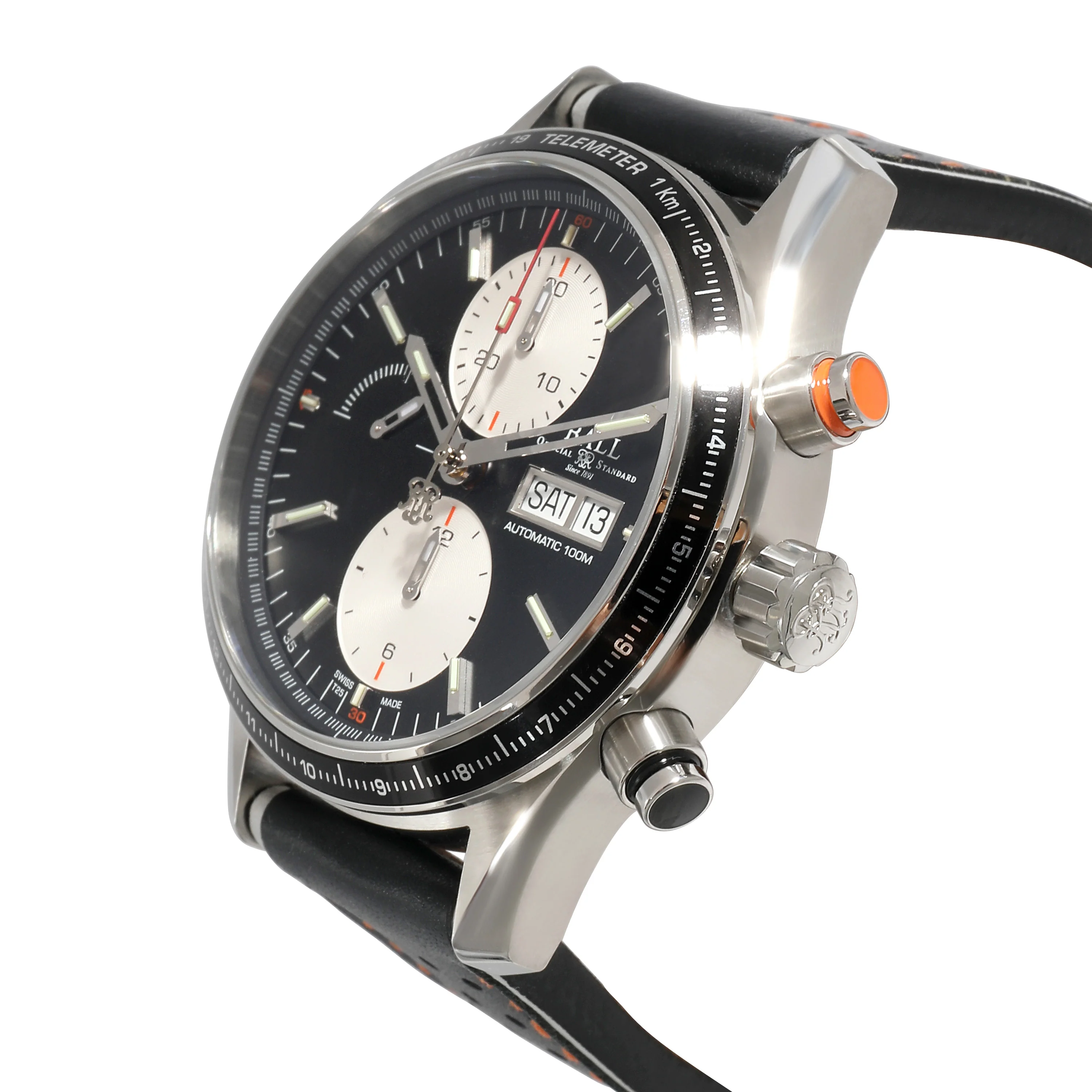 Ball Fireman Strom Chaser CM3090C-LIJ-BK Mens Watch in  Stainless Steel - Image 2