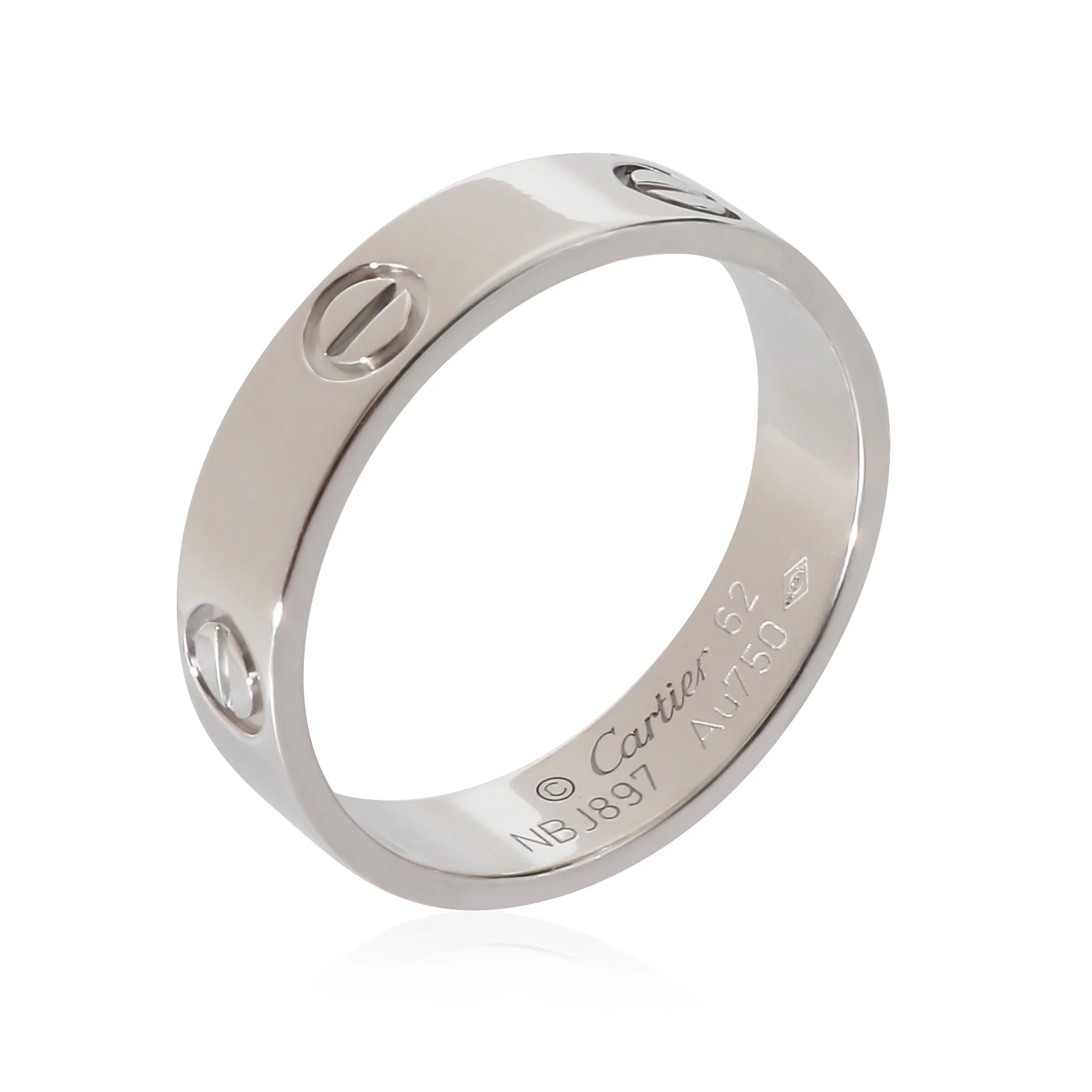Cartier Love Ring in 18K 18 Karat White Gold - Image 4