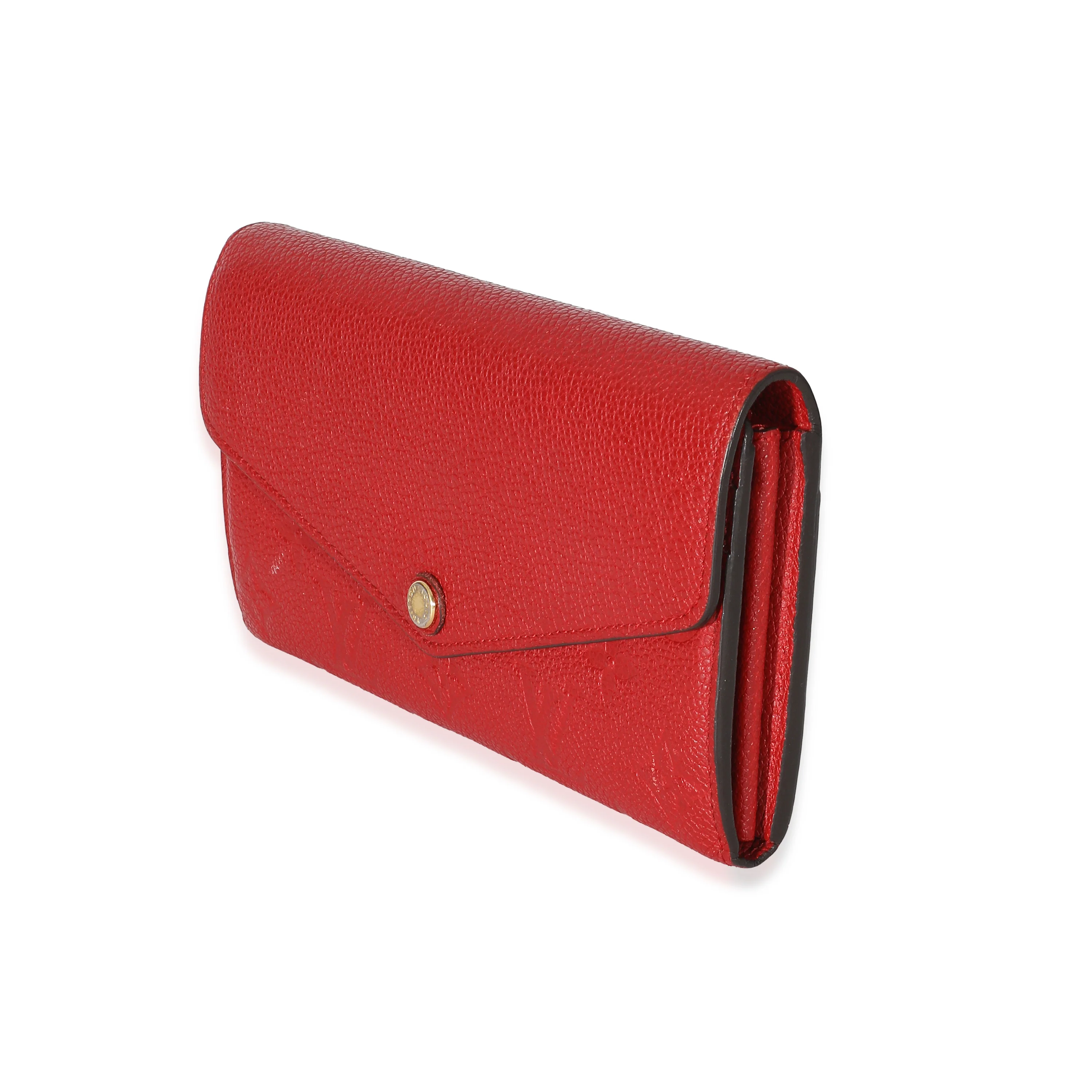 Louis Vuitton Cerise Monogram Empreinte Sarah Wallet - Image 2