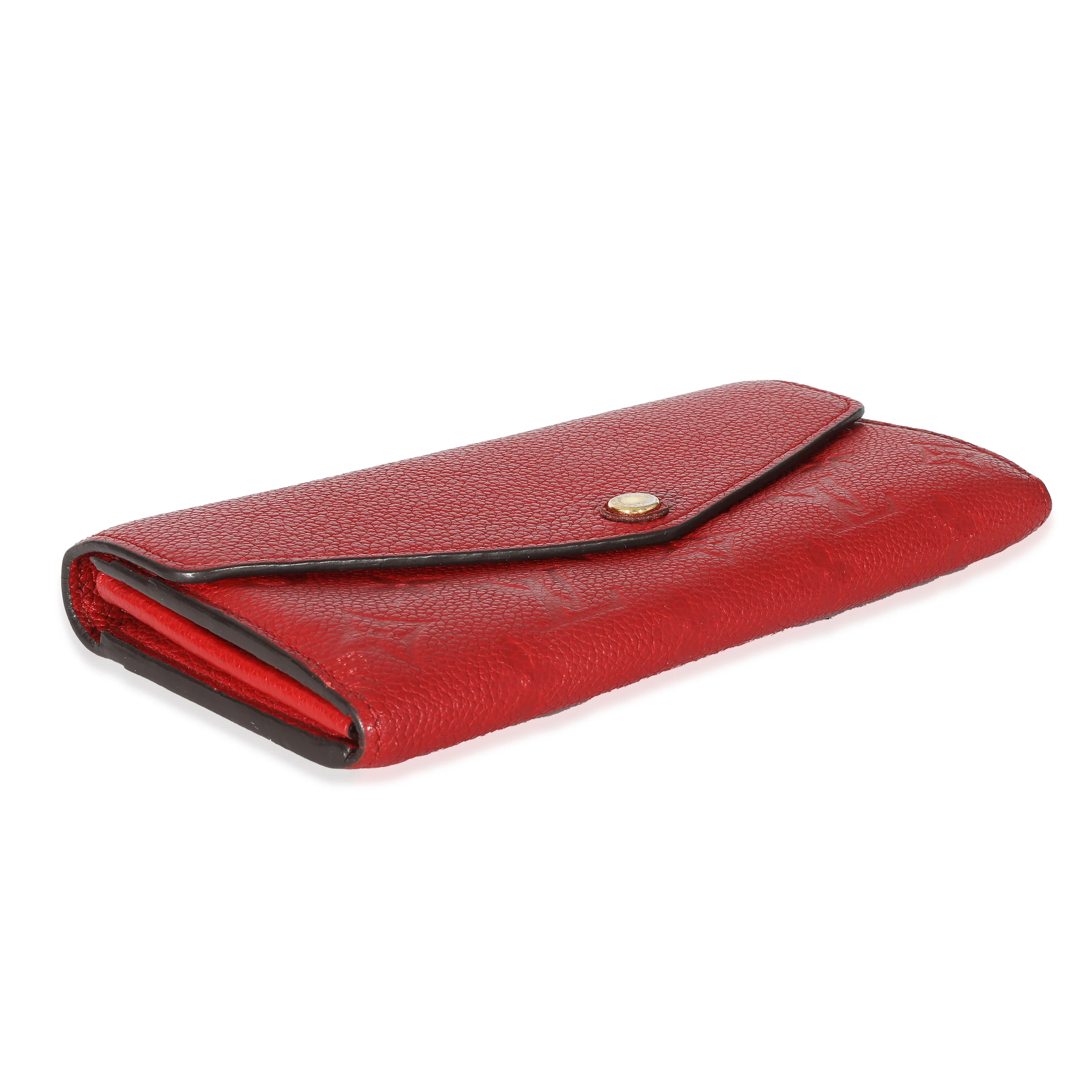 Louis Vuitton Cerise Monogram Empreinte Sarah Wallet - Image 4