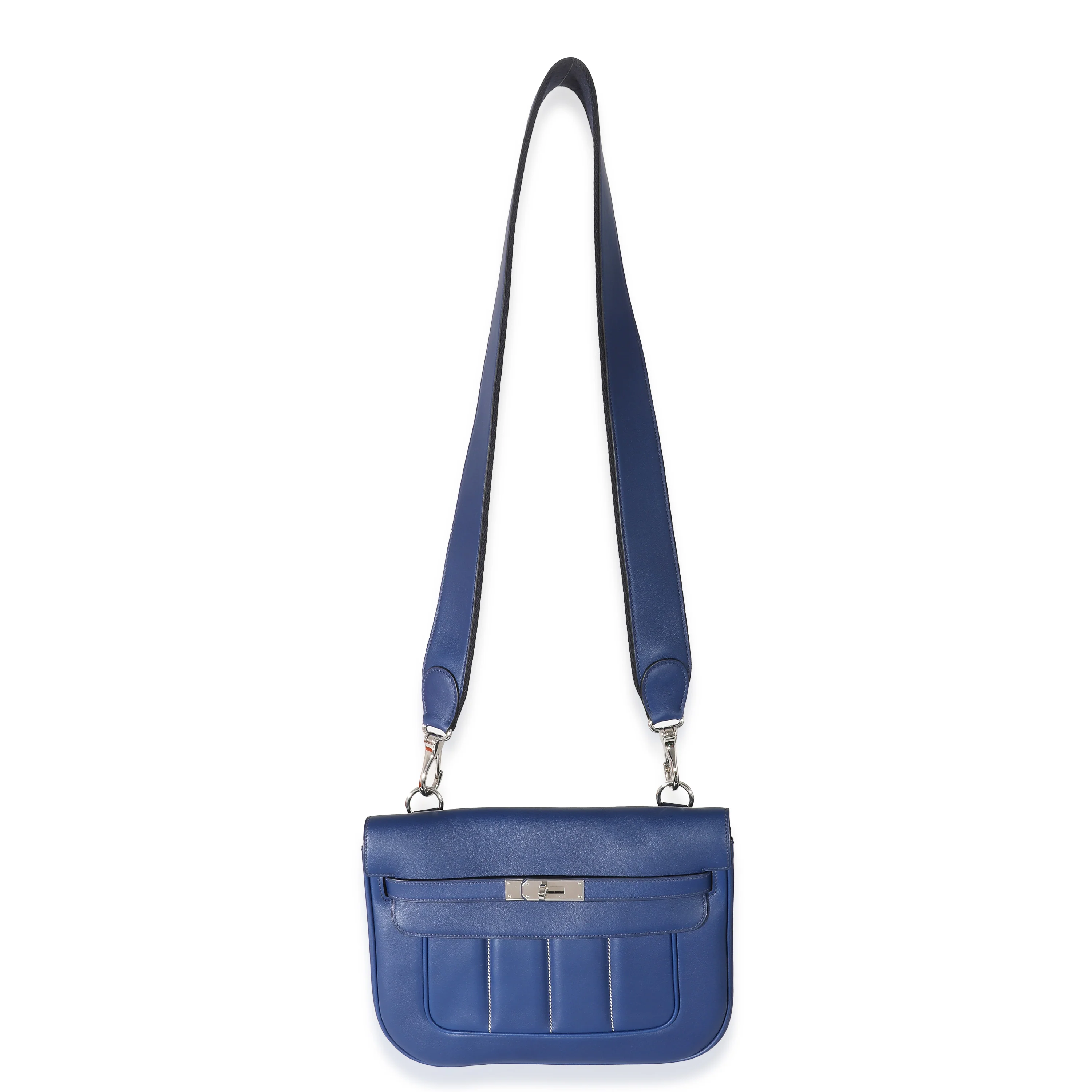 Hermes Swift Bleu Saphir Sac Berline 28 - Image 4