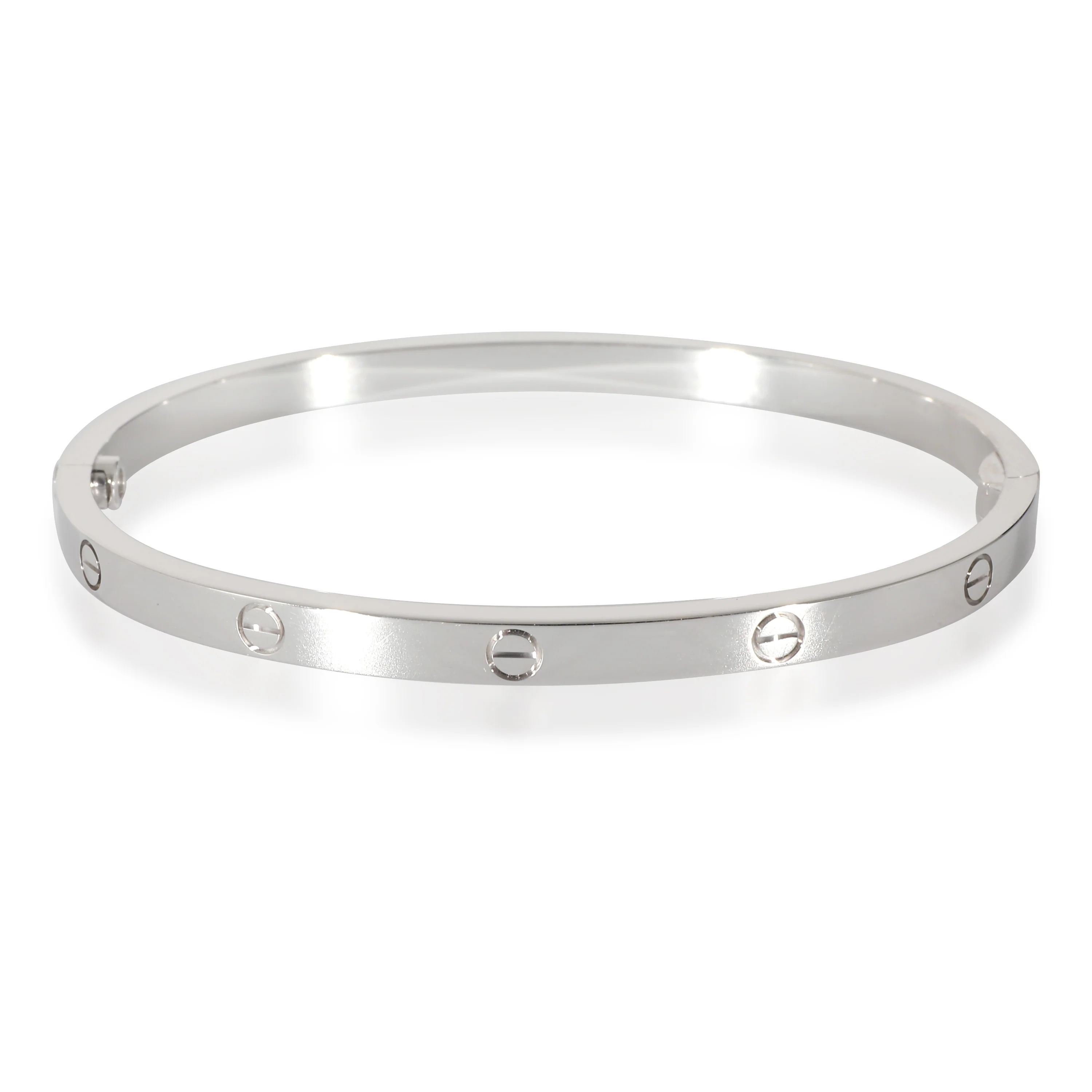Cartier Love Bracelet, Small Model (White Gold) - Image 3