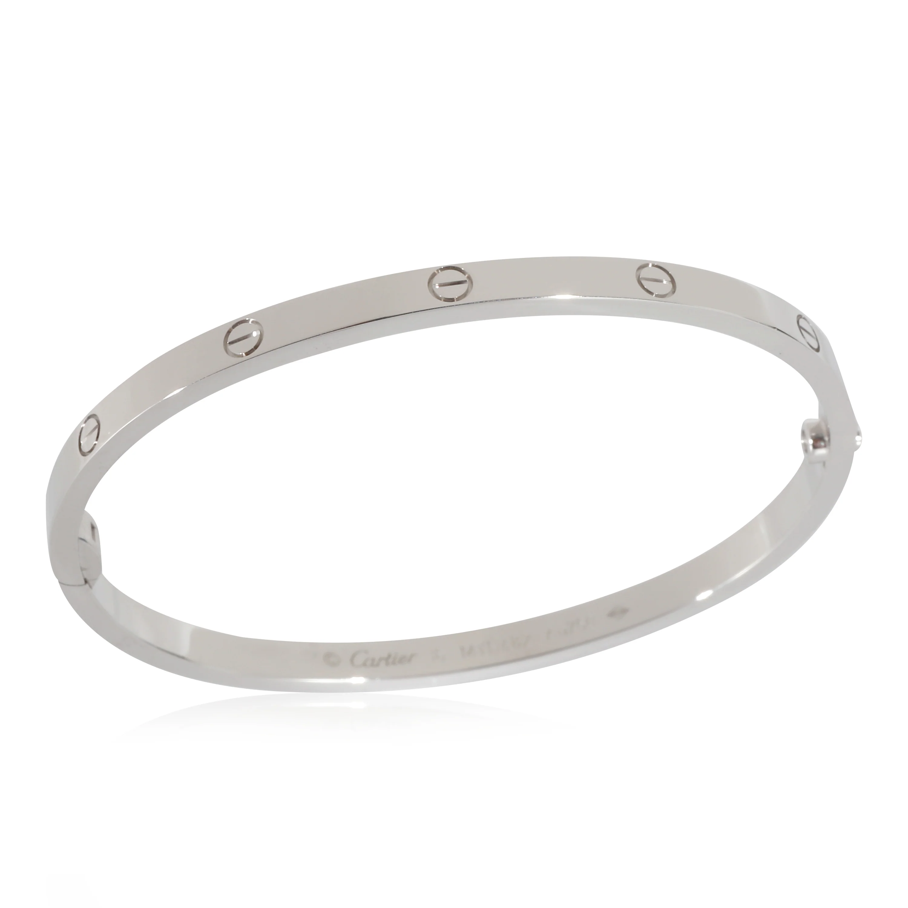 Cartier Love Bracelet, Small Model (White Gold) - Image 4