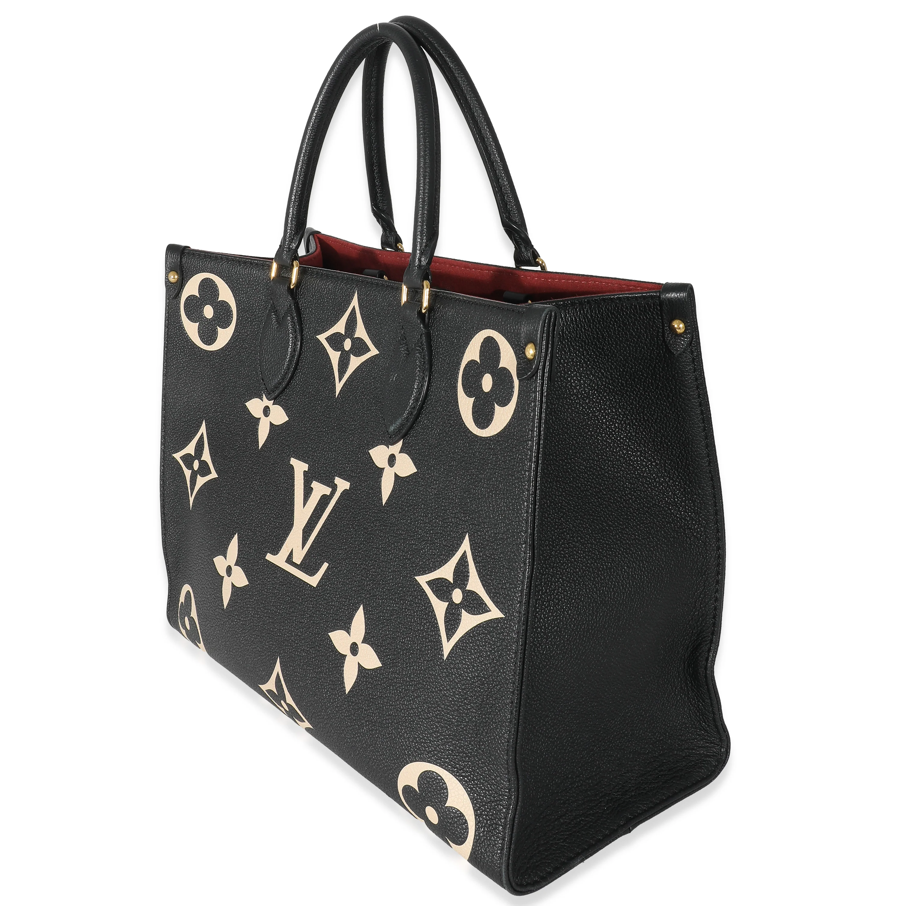 Black Beige Monogram Giant Empreinte Onthego MM - Image 2