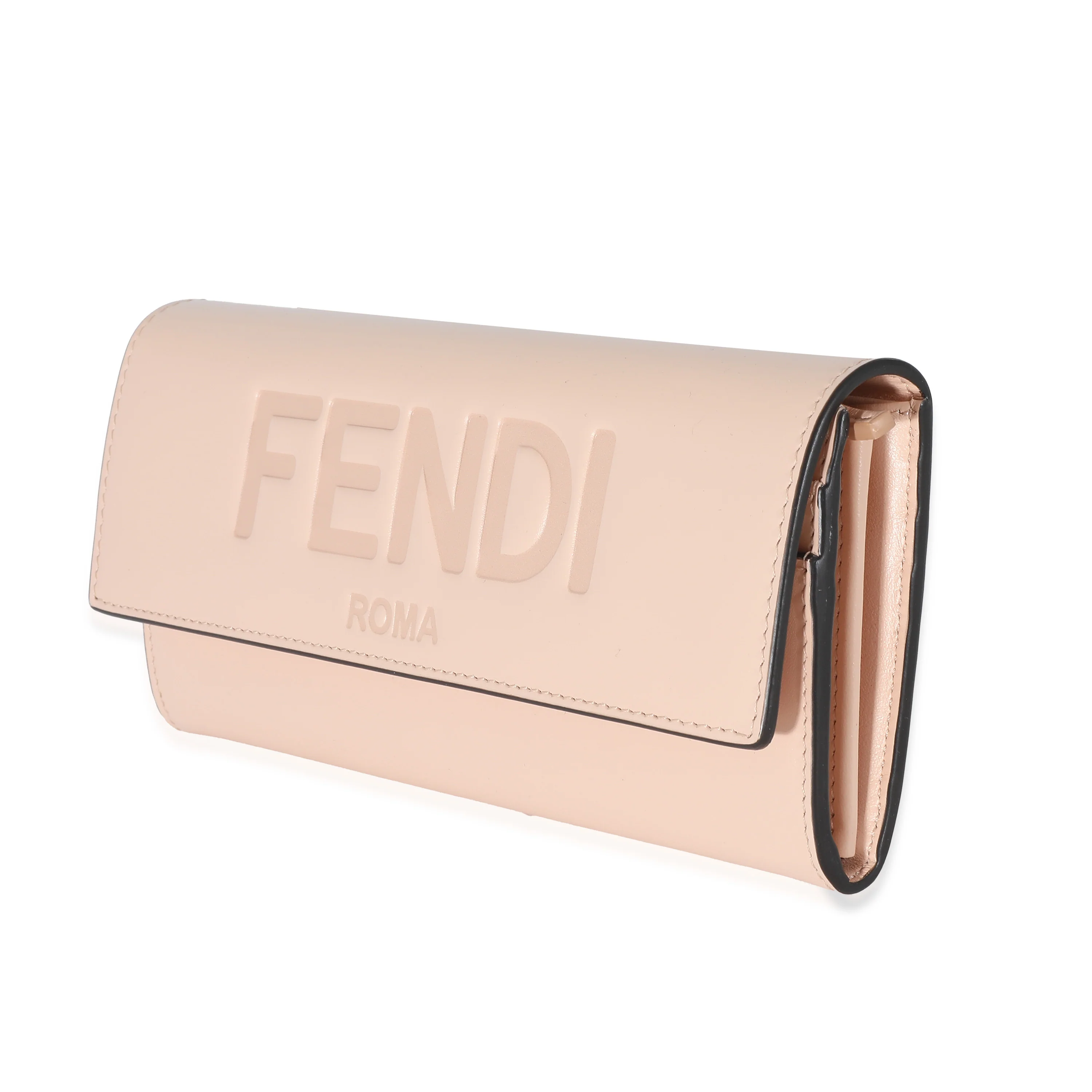 Fendi Pink Poudre Calfskin Roma Continental Wallet - Image 2