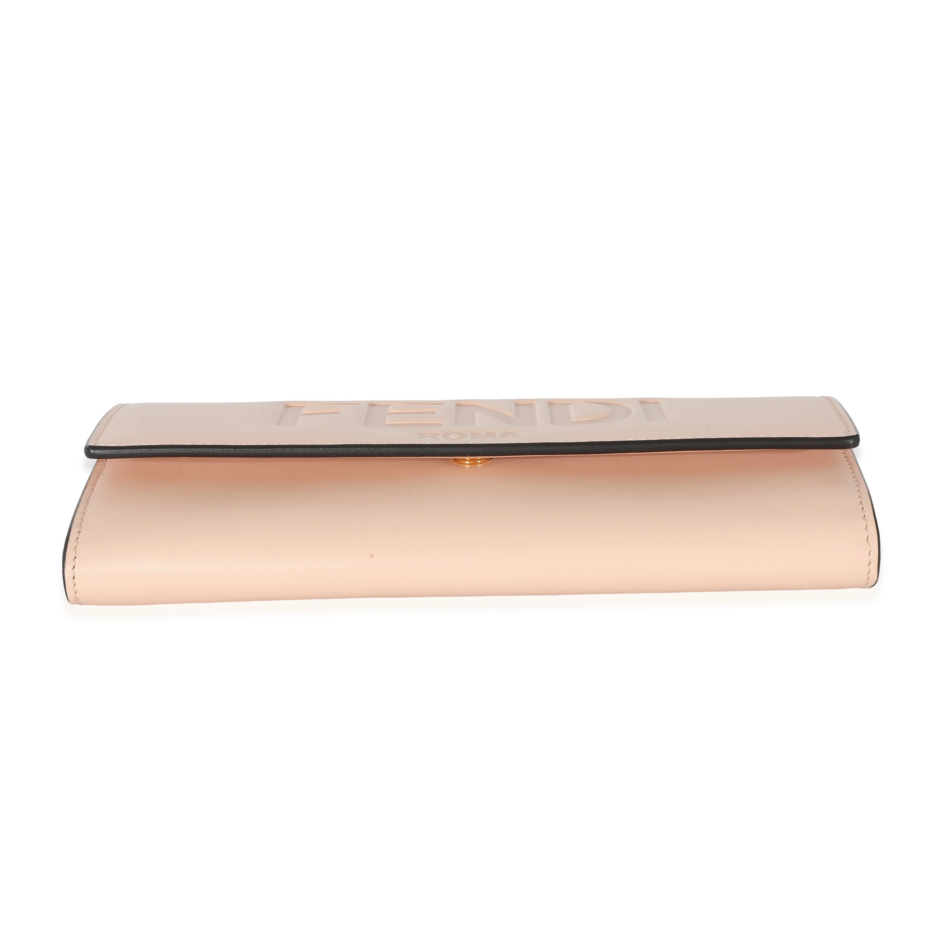 Fendi Pink Poudre Calfskin Roma Continental Wallet - Image 4