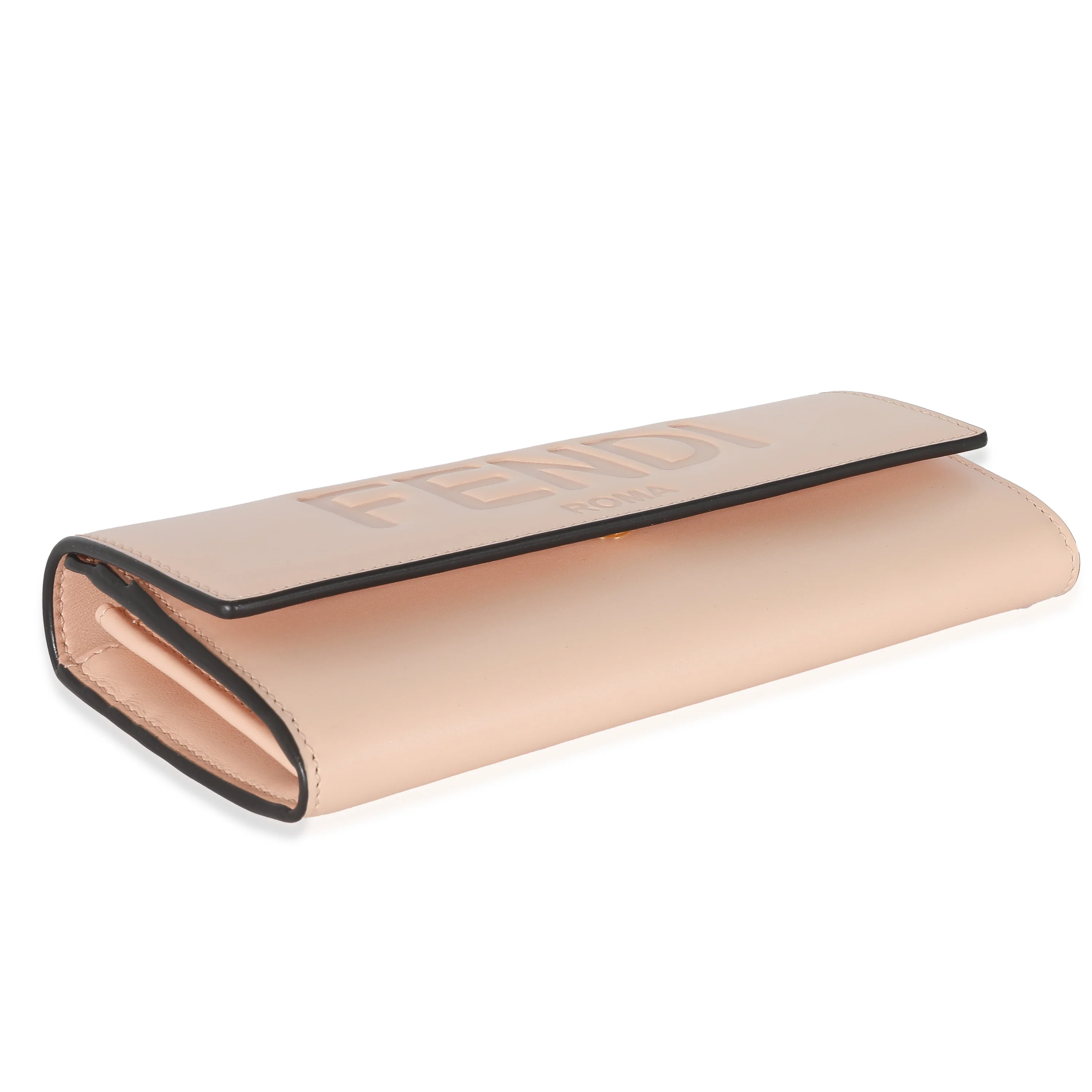 Fendi Pink Poudre Calfskin Roma Continental Wallet - Image 5