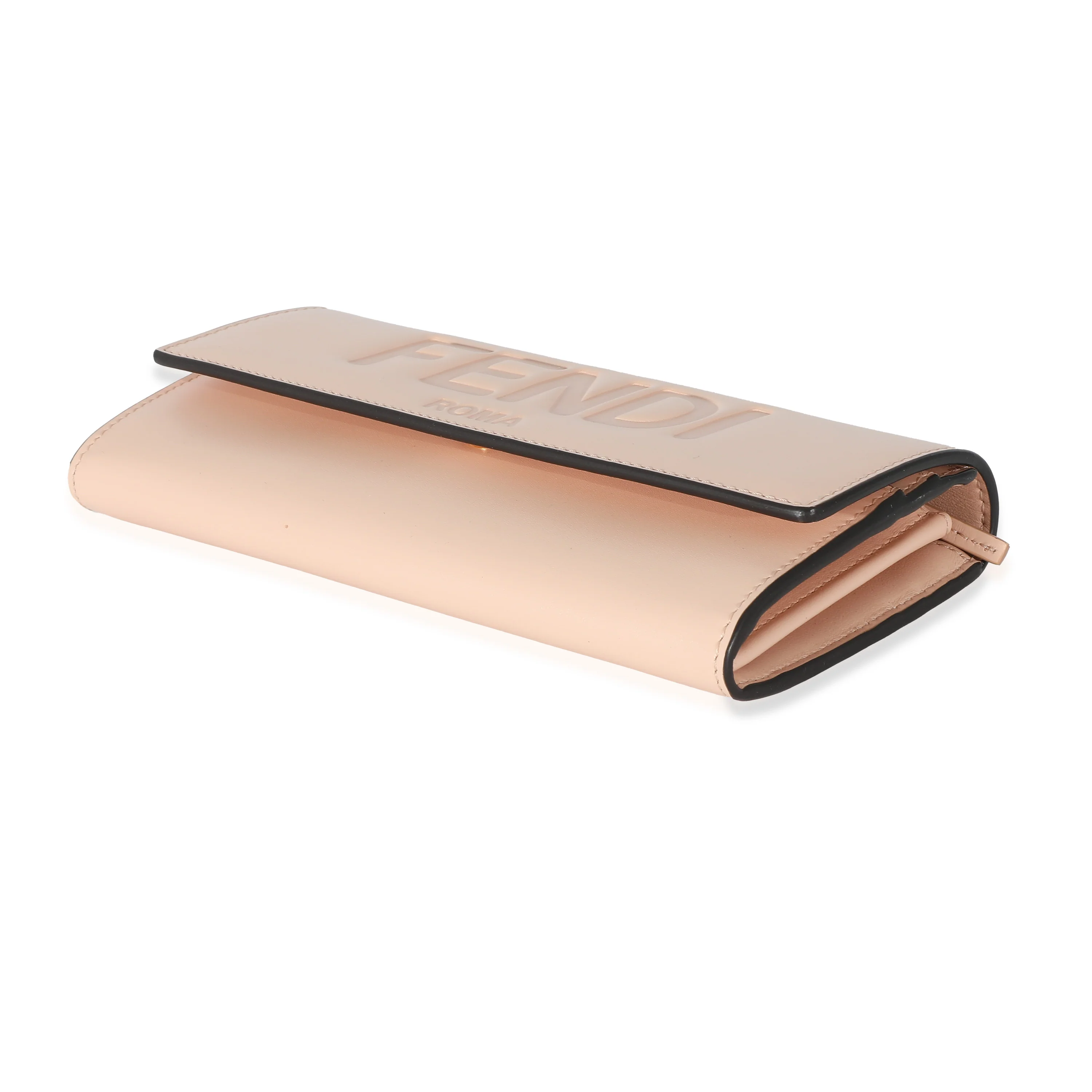 Fendi Pink Poudre Calfskin Roma Continental Wallet - Image 6
