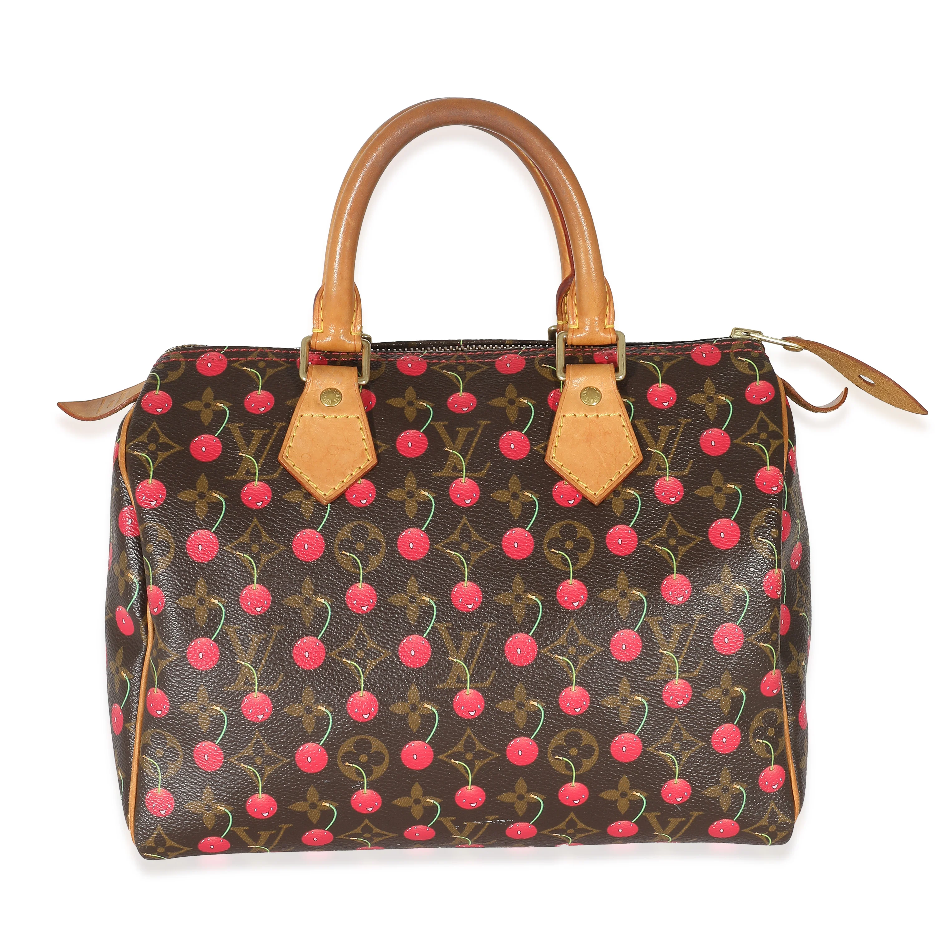 Louis Vuitton x Takashi Murakami Cerises Monogram Canvas Speedy 25