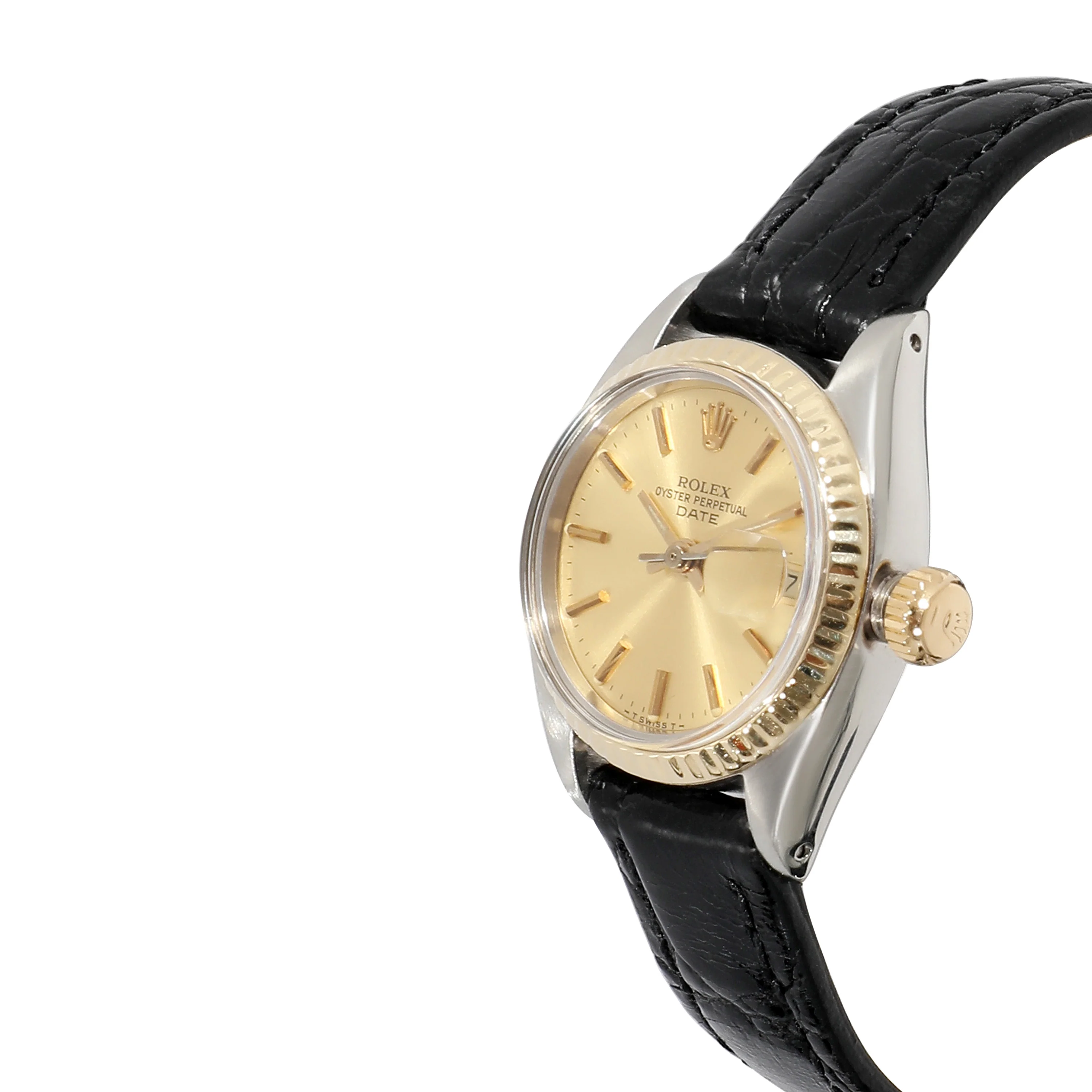 Rolex Date 6917 Womens Watch in 18k Stainless Steel/Yellow Gold - Image 3
