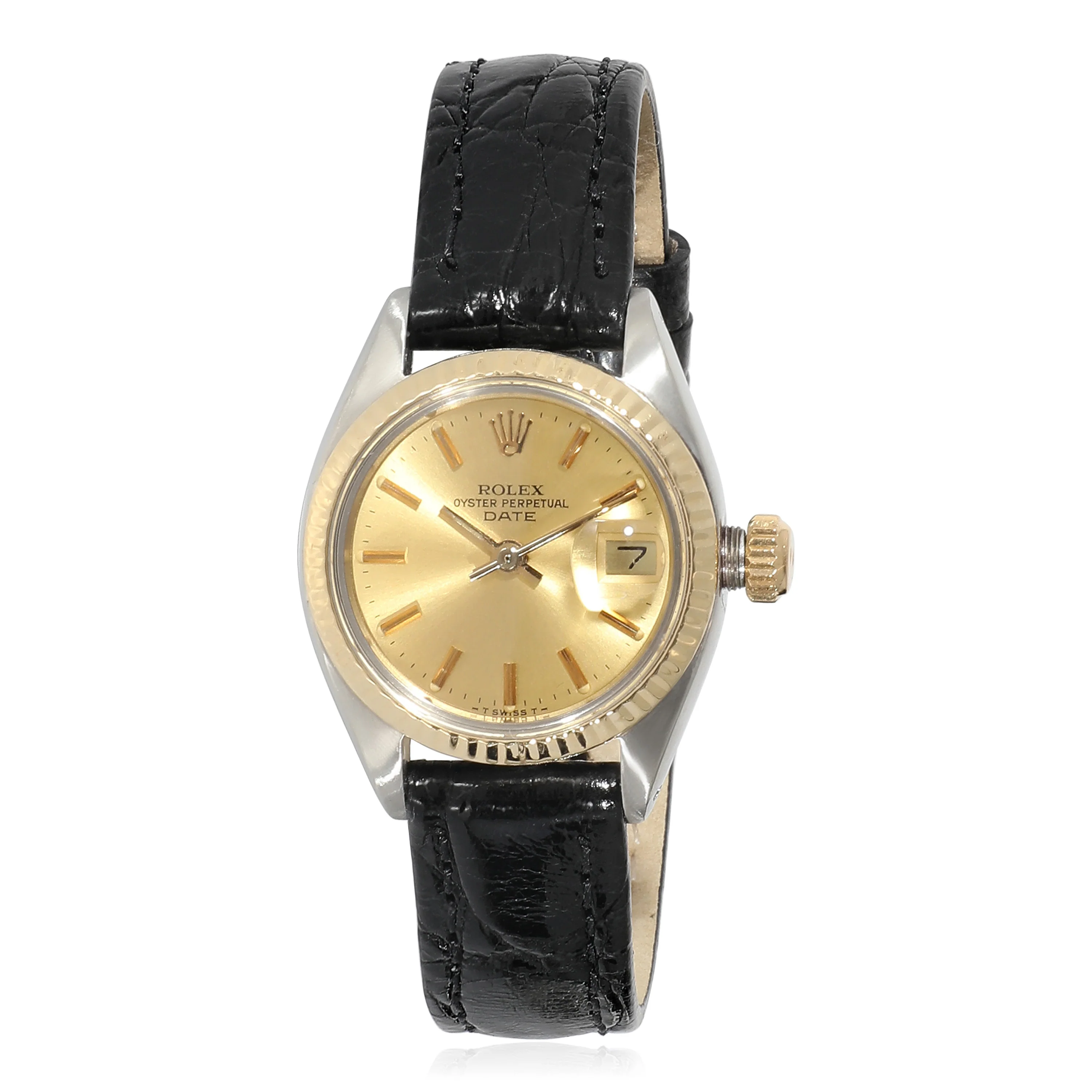 Rolex Date 6917 Womens Watch in 18k Stainless Steel/Yellow Gold - Image 5