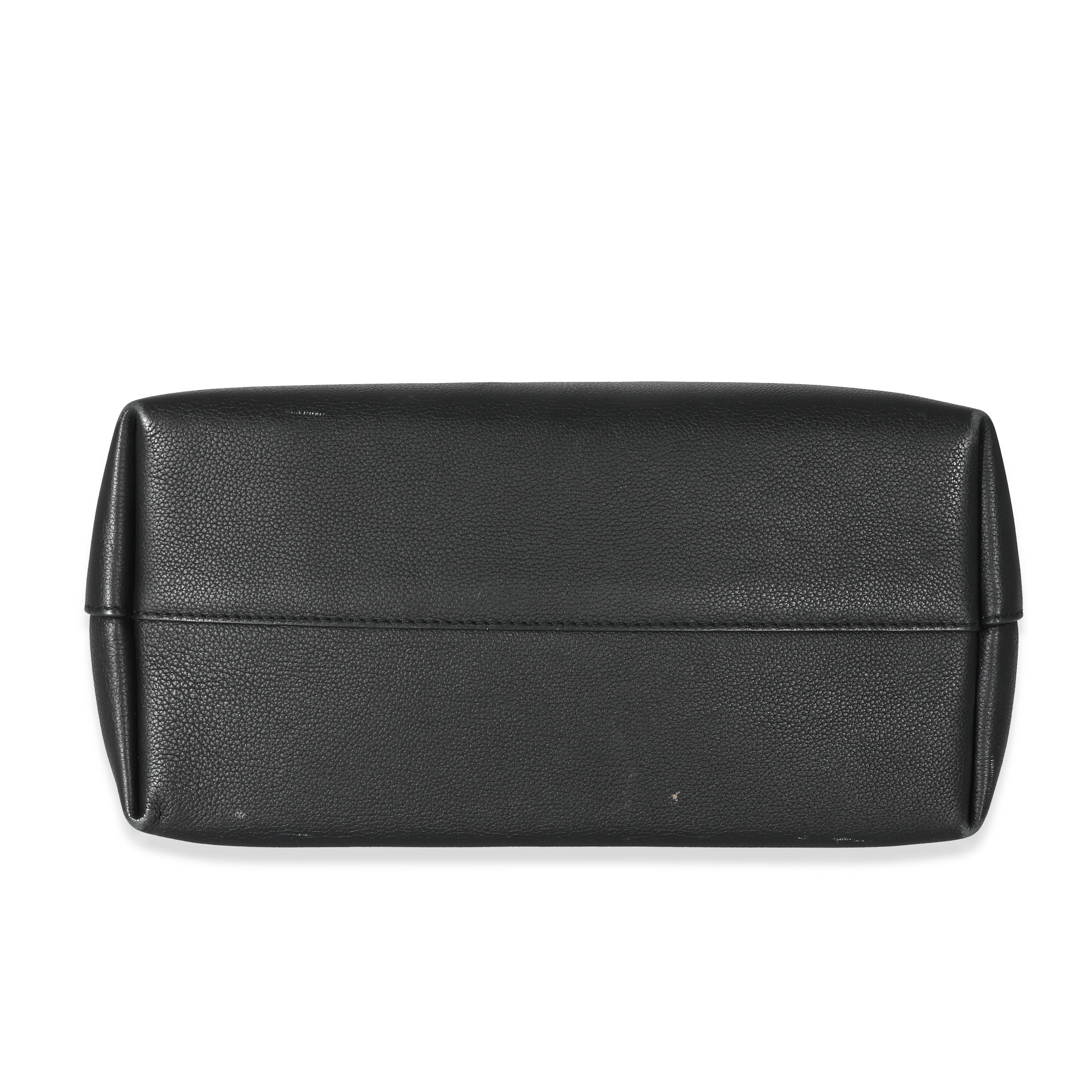 Black Calfskin Lockme Hobo - Image 4