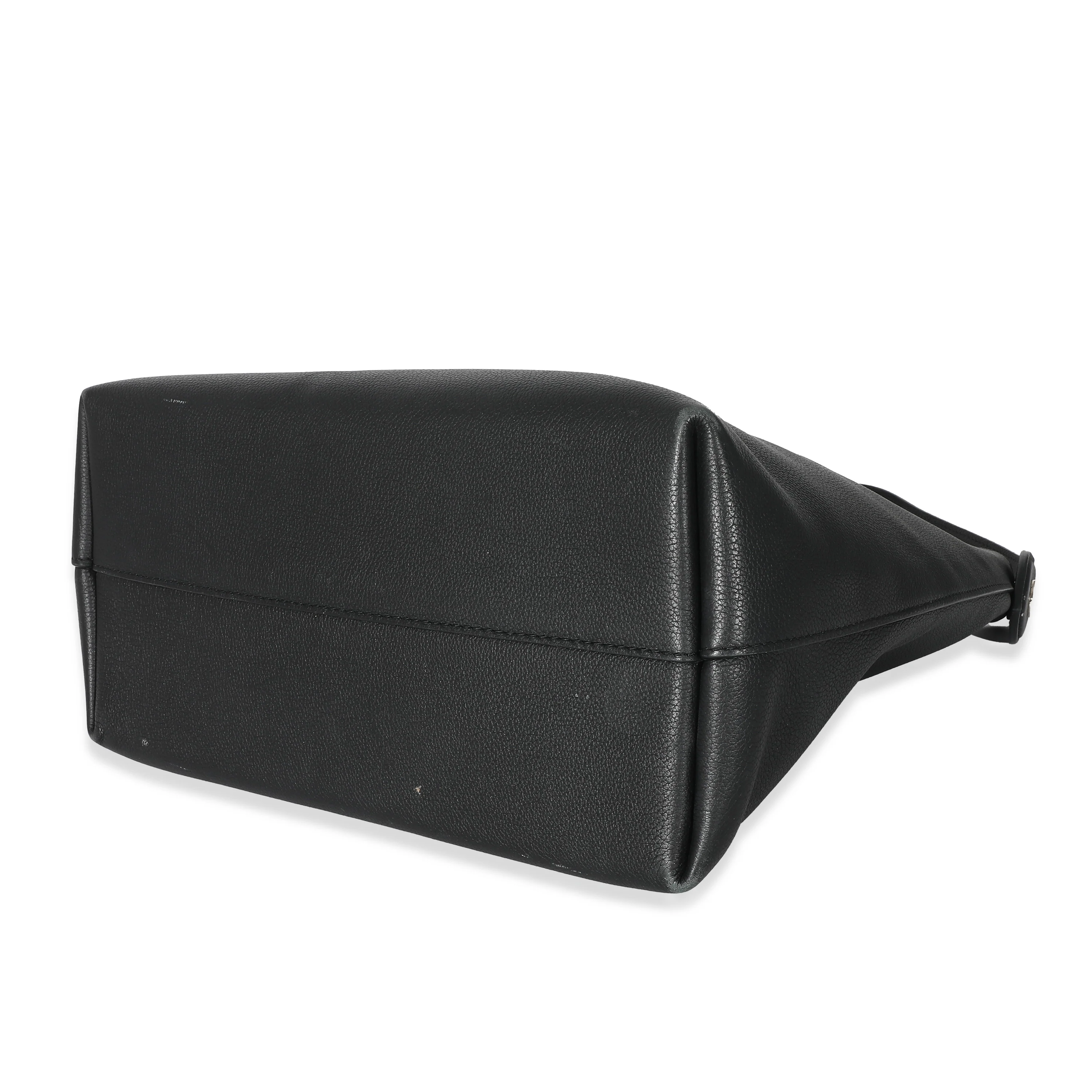 Black Calfskin Lockme Hobo - Image 6