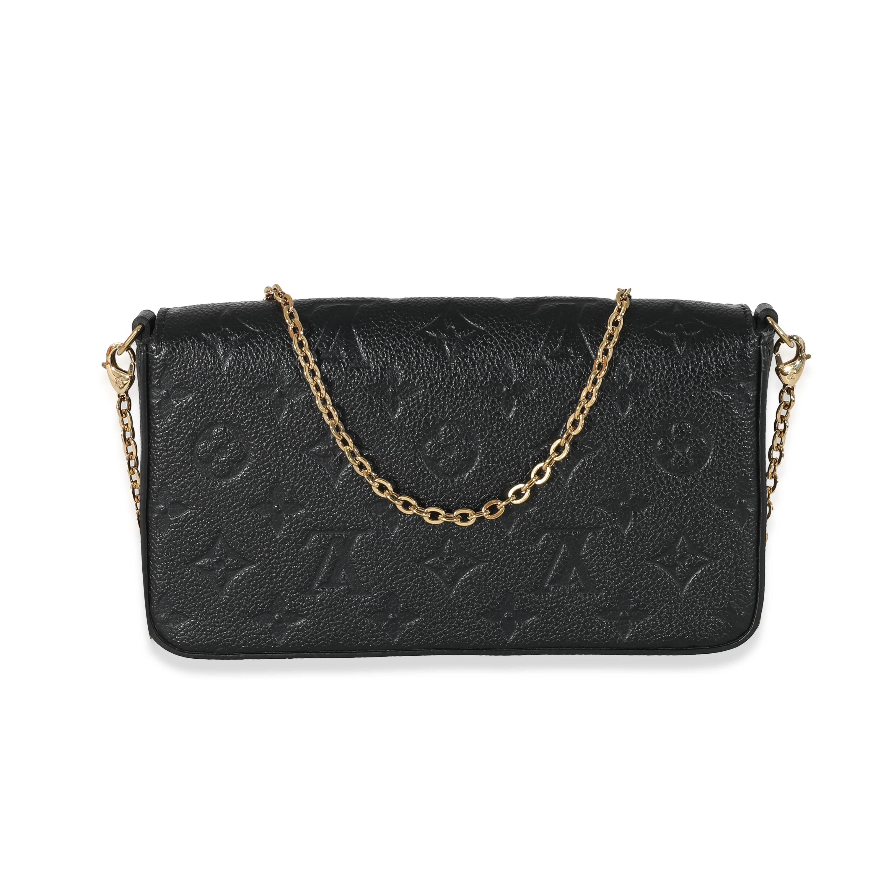 Louis Vuitton Black Monogram Empreinte Félicie Pochette - Image 5