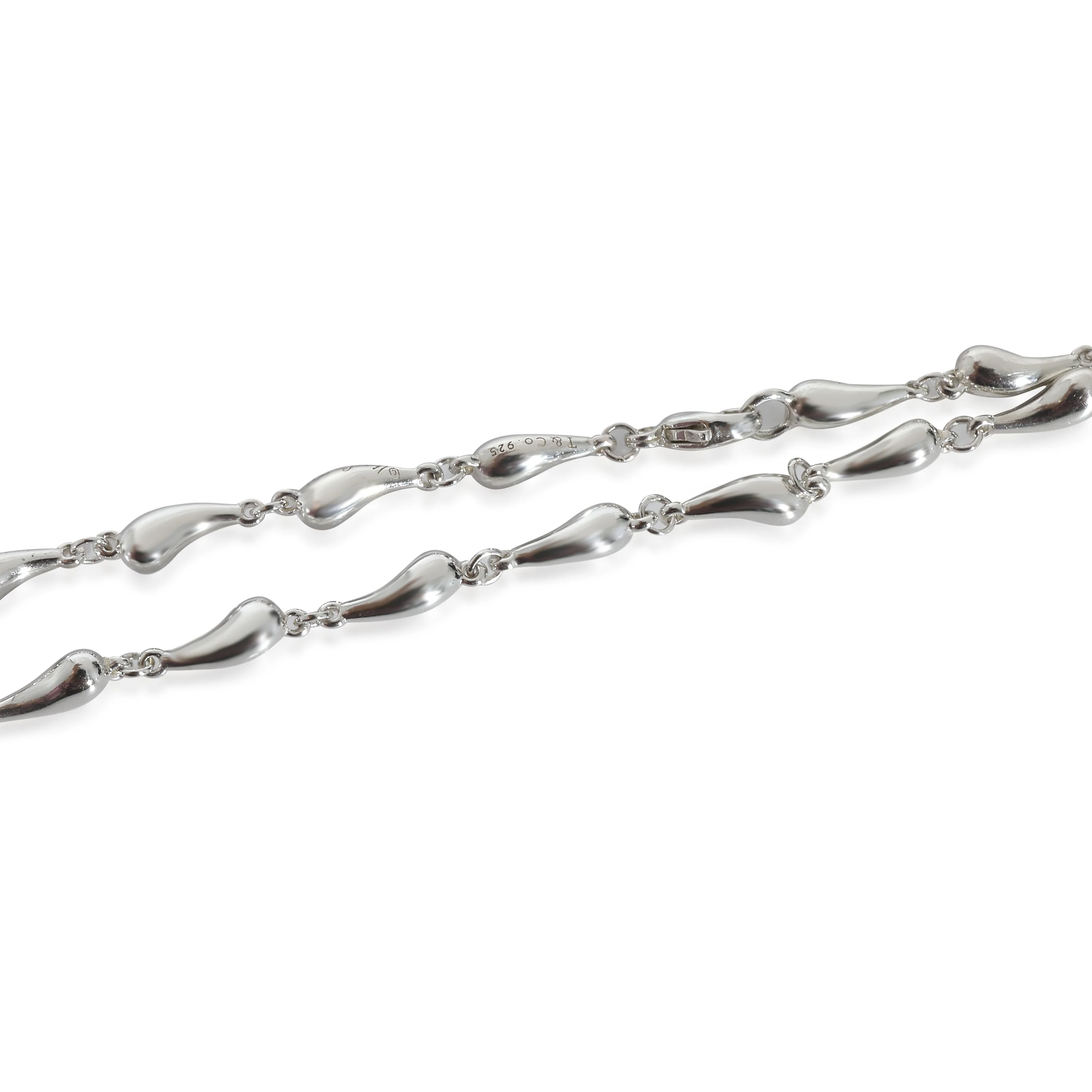 Tiffany & Co. Elsa Peretti Continuous Teardrop Necklace in Sterling Silver - Image 3