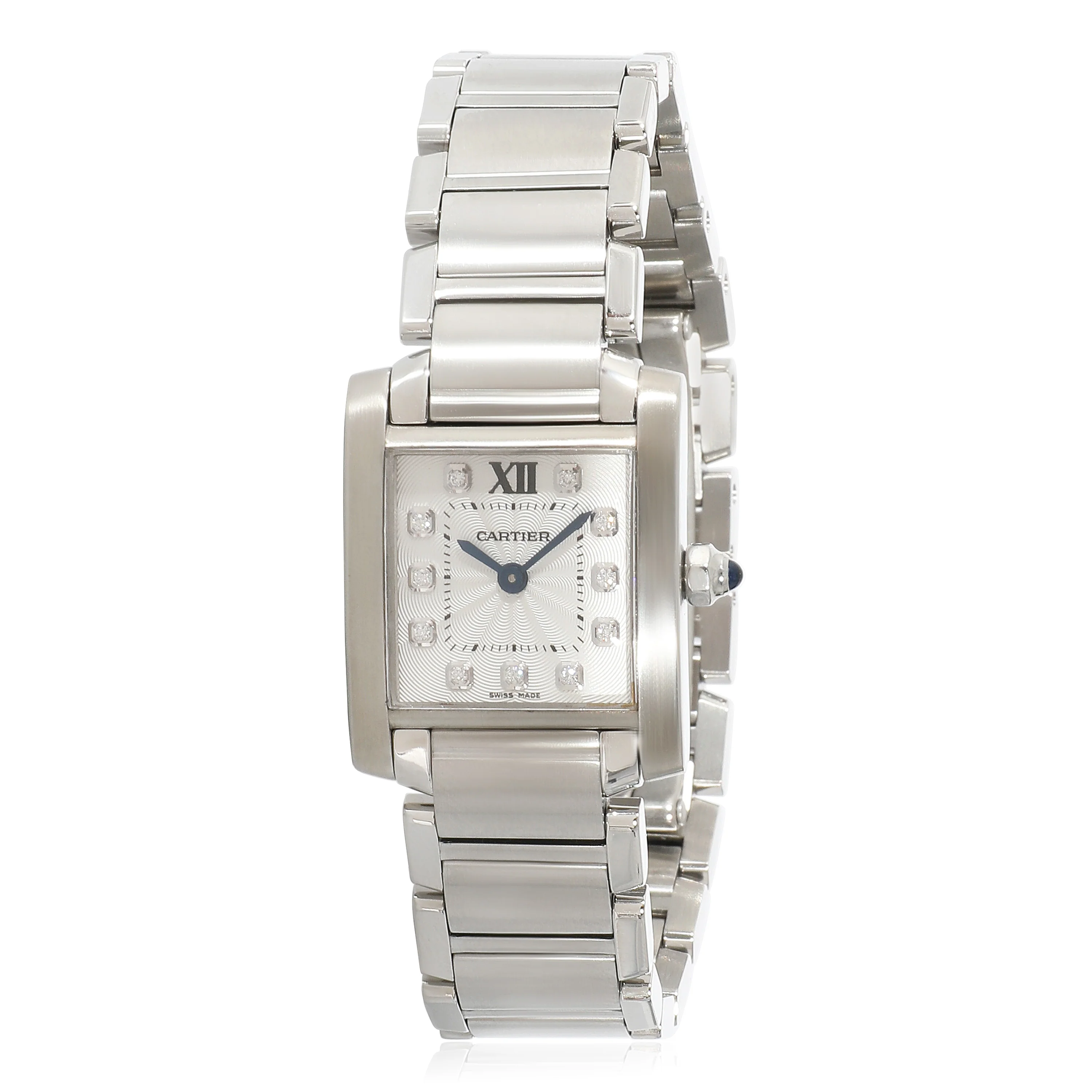 Cartier Tank Francaise WE110006 Womens Watch in Stainless Steel - Image 6