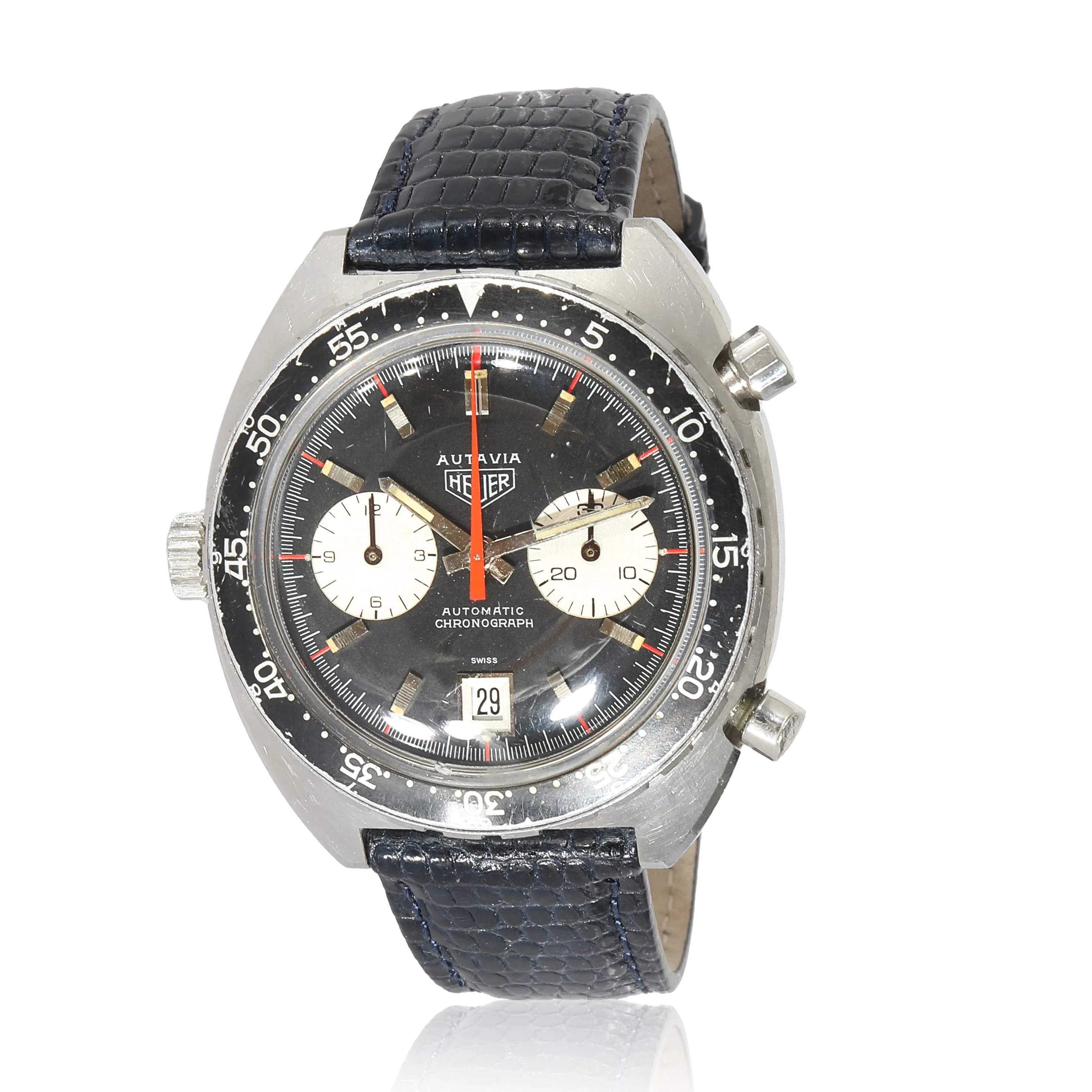Autavia 1163 Mens Watch in Stainless Steel