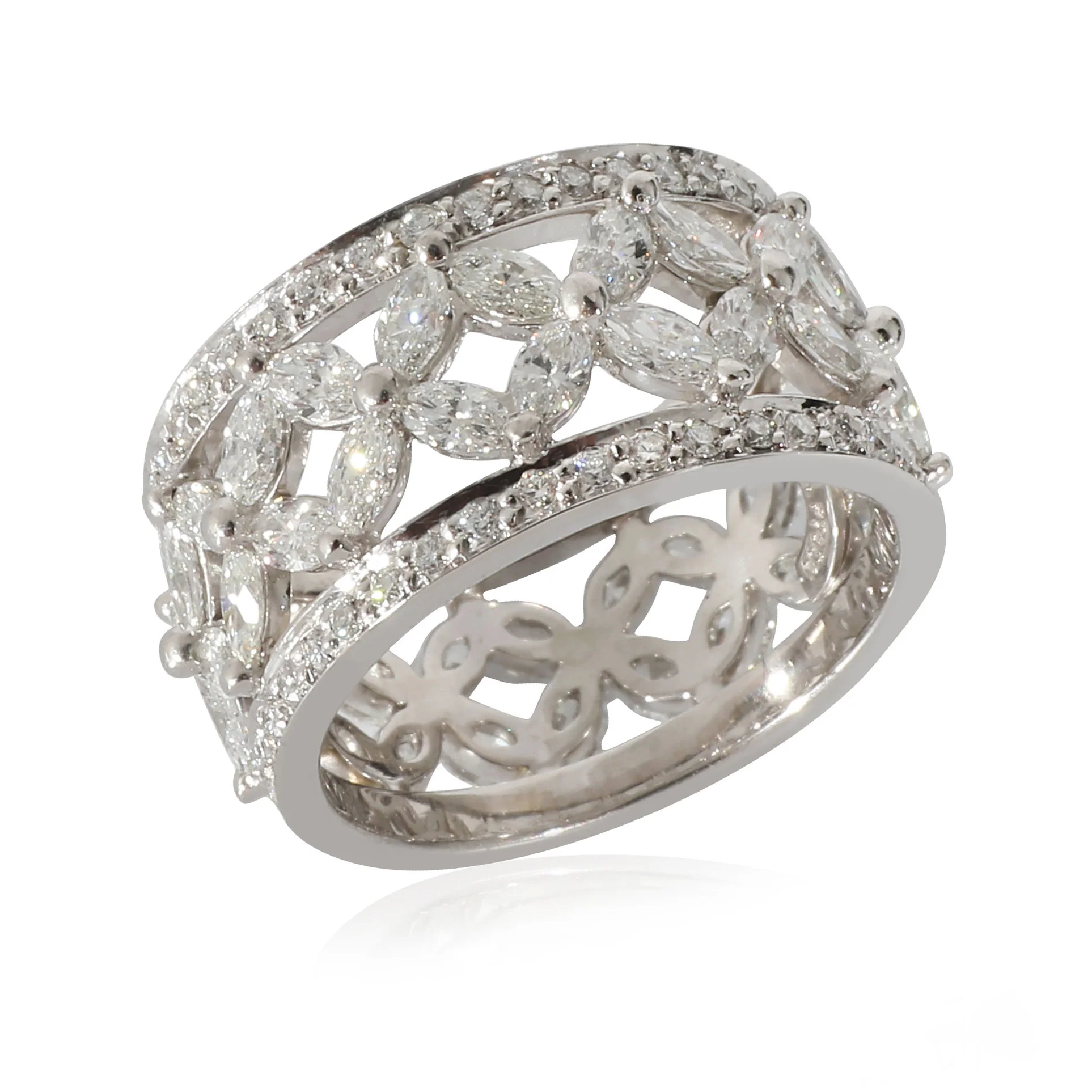 Tiffany & Co. Victoria Band in Platinum 1.8 CTW - Image 4