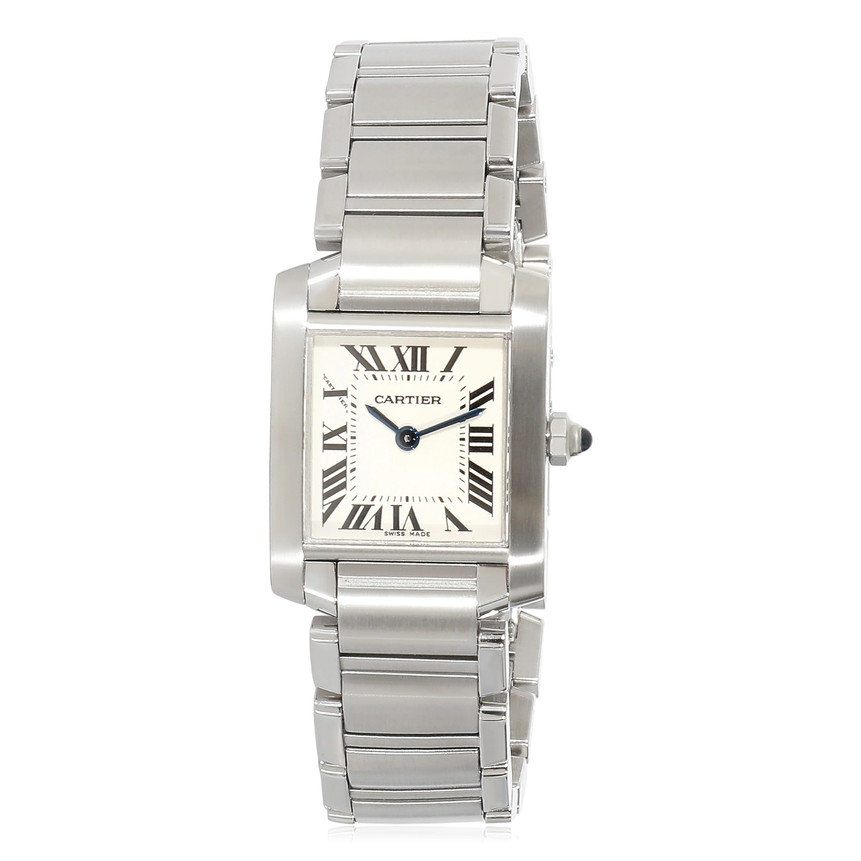 Cartier Tank Francaise W51008Q3 Womens Watch in Stainless Steel - Image 5