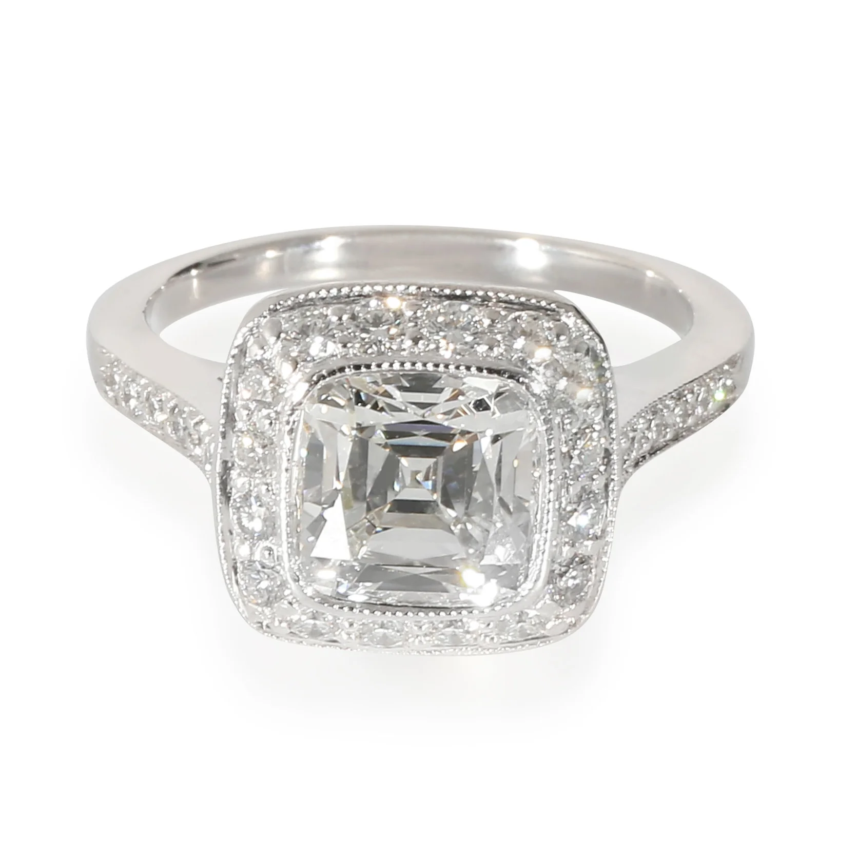 Tiffany & Co. Legacy Diamond Engagement Ring in Platinum H VS1 2 CTW