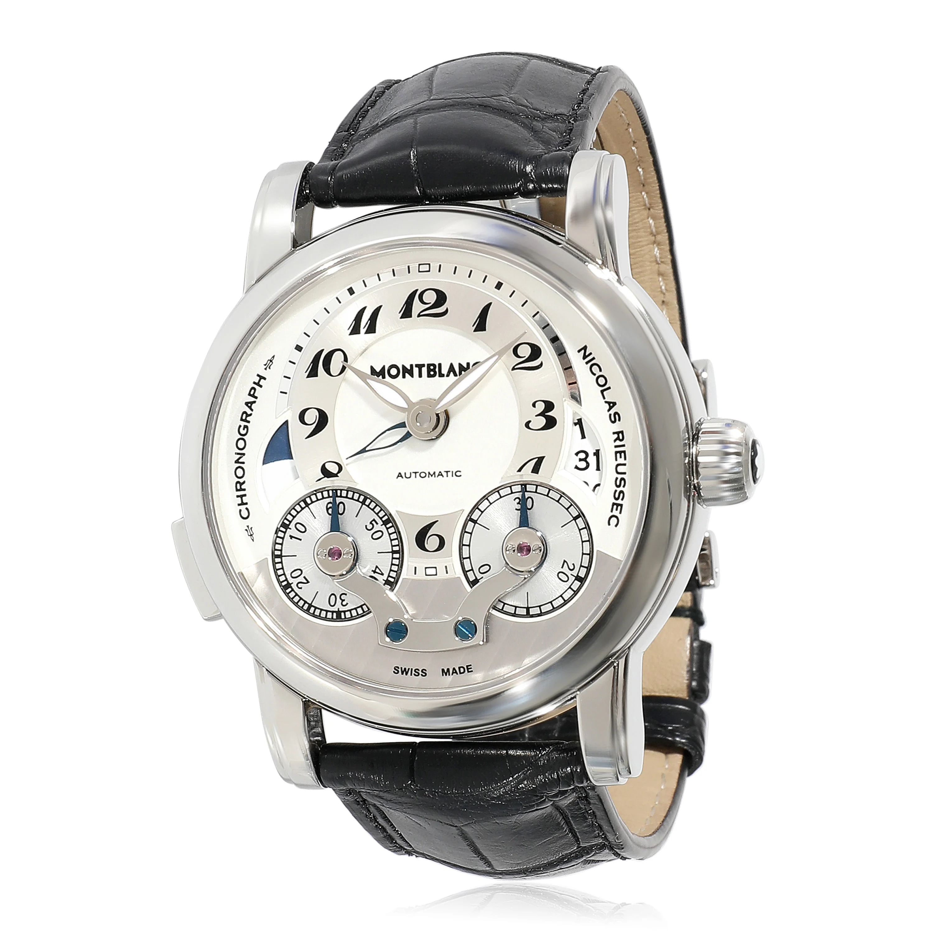 Montblanc Nicolas Rieussec 106595 Mens Watch in Stainless Steel