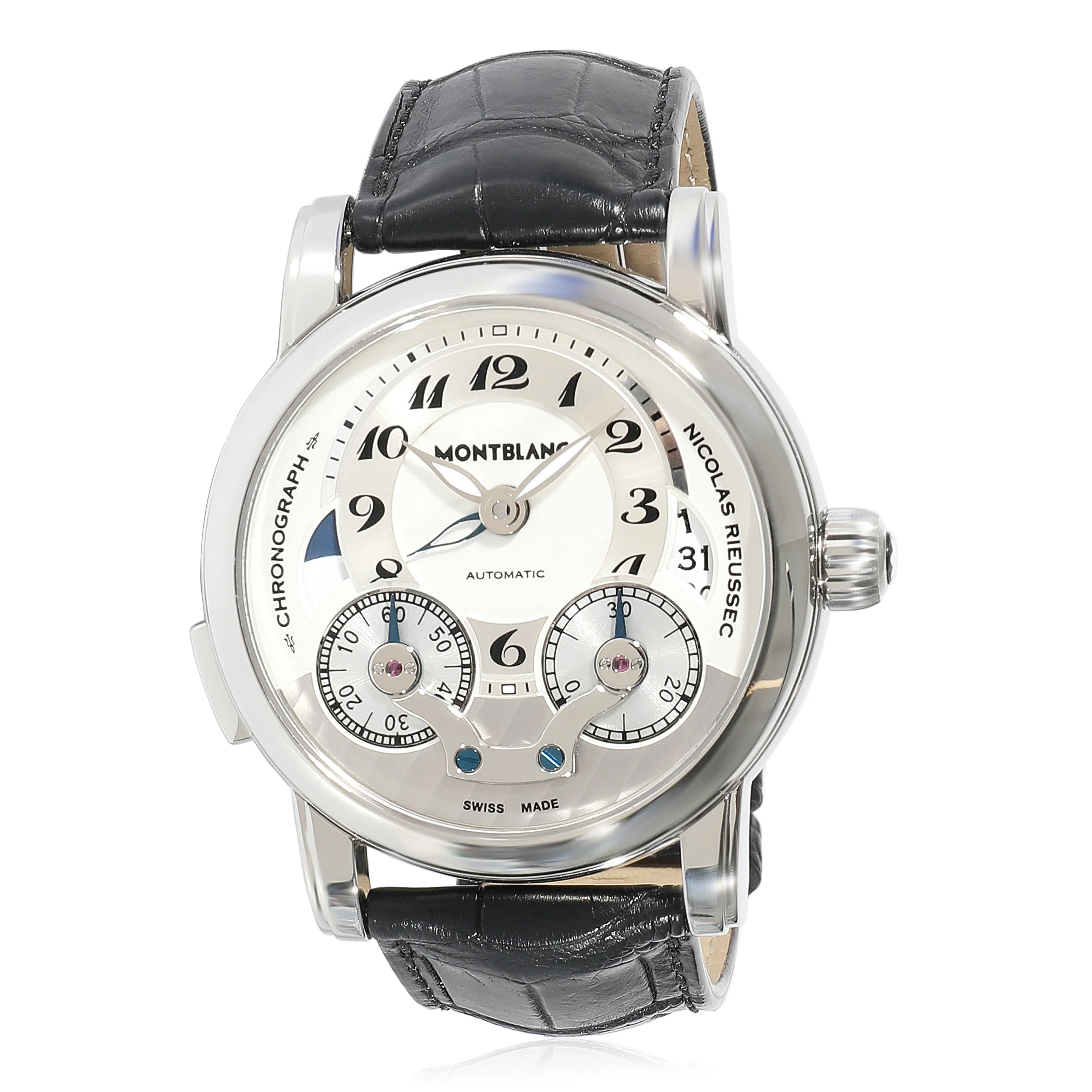 Montblanc Nicolas Rieussec 106595 Mens Watch in Stainless Steel - Image 6