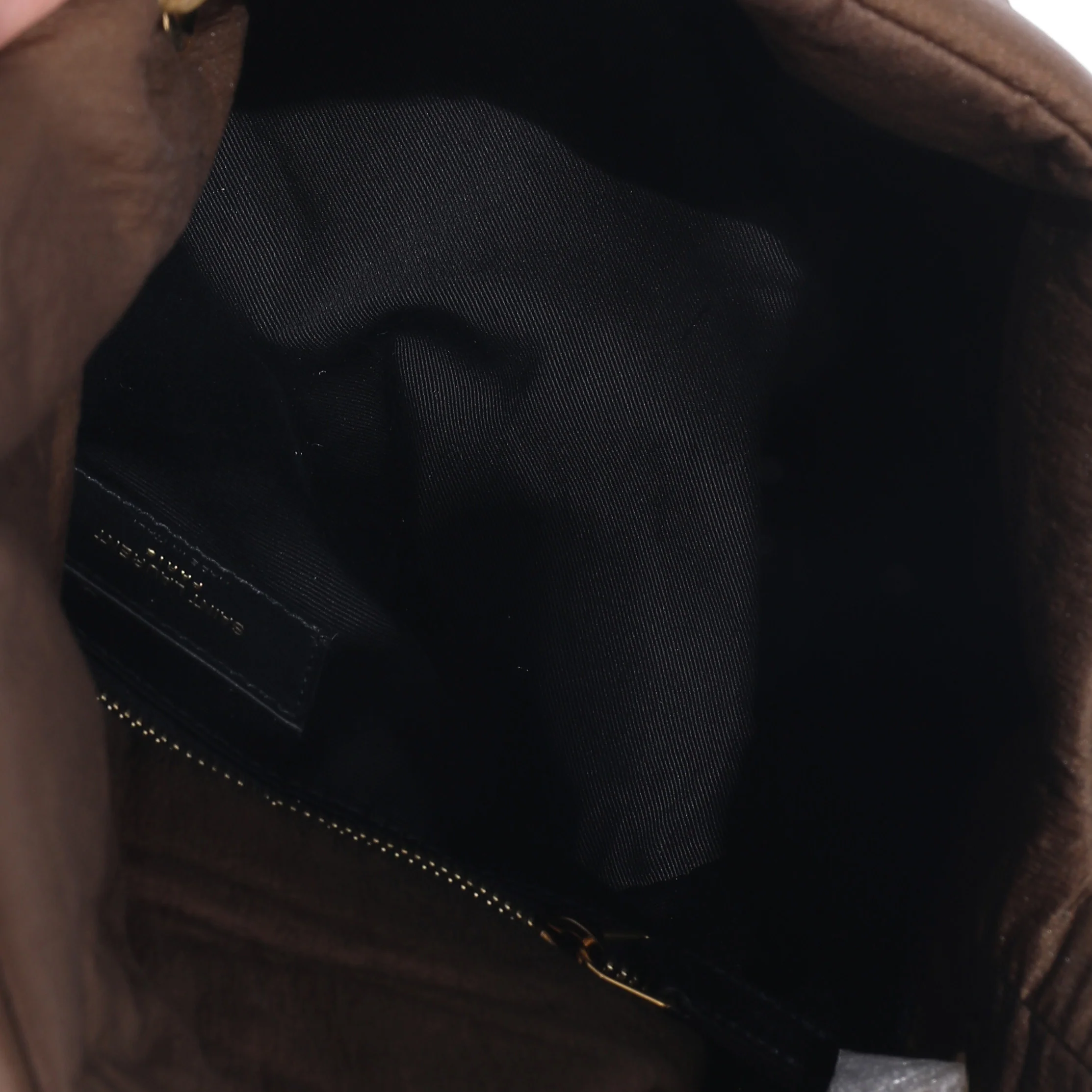 Saint Laurent Military Green Nylon Small Puffer Chain Bag - Image 7