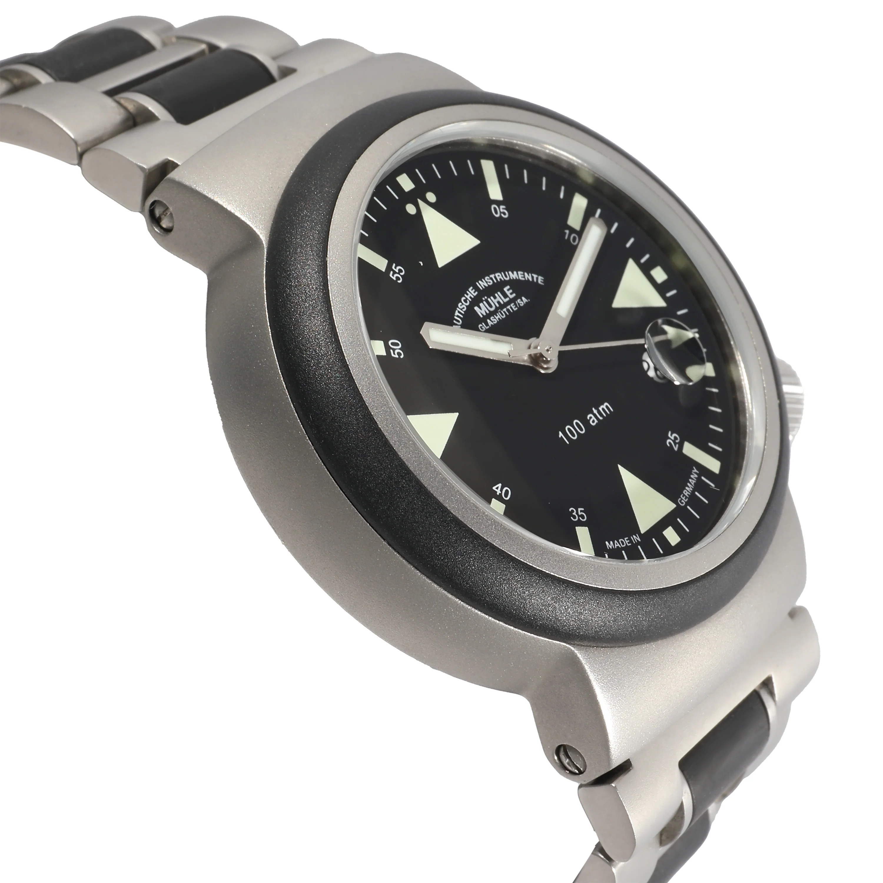 Muhle Glashutte Resue Timer M1-41-03-MB Mens Watch in  Stainless Steel/Rubber - Image 3